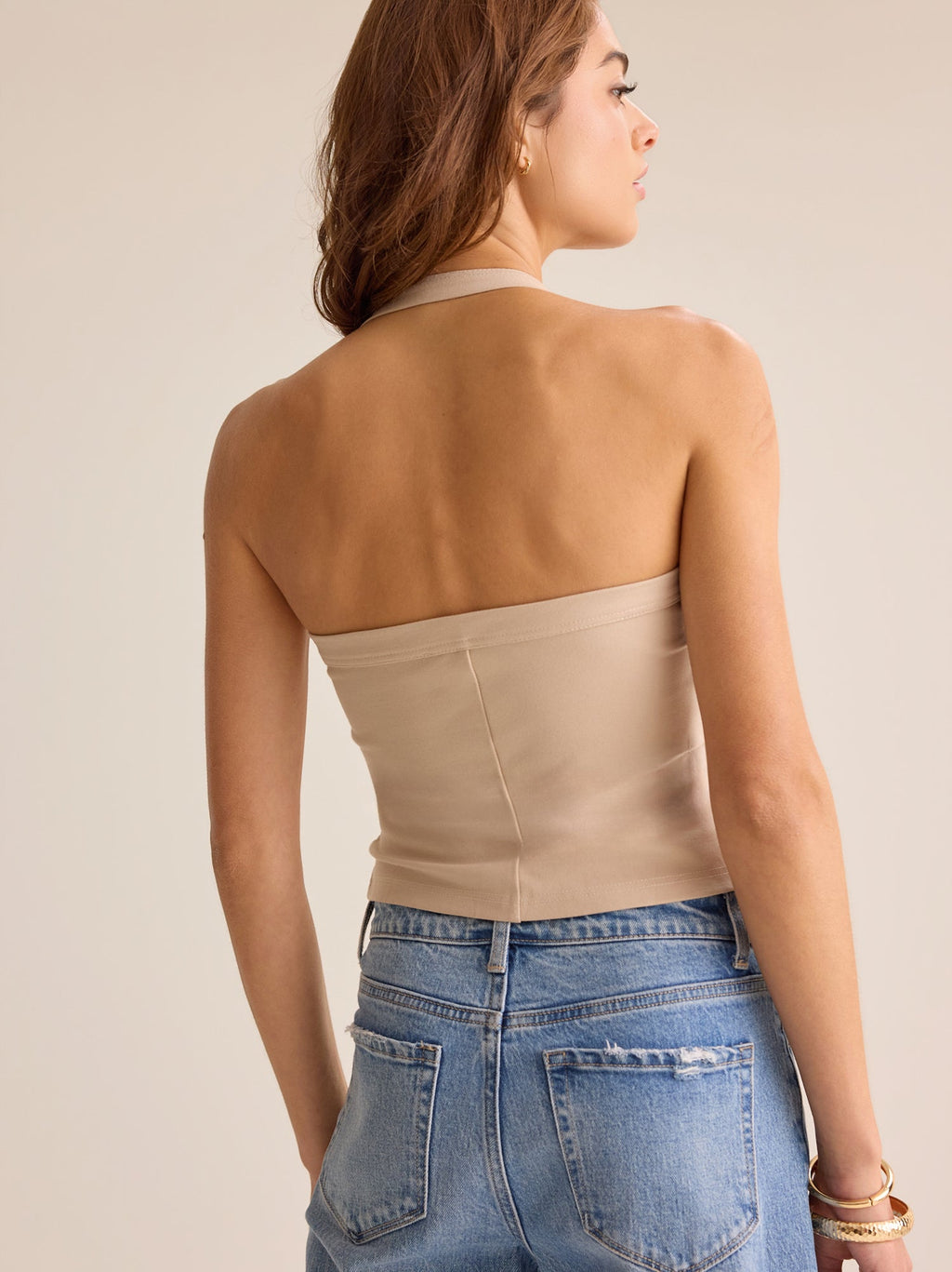 Elliana Hardware Halter Top