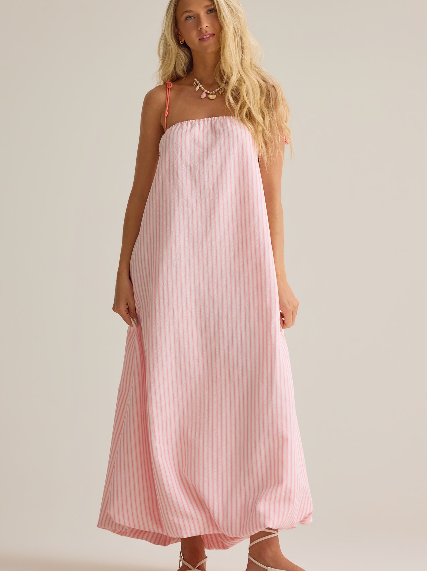 Lucy Striped Maxi Dress