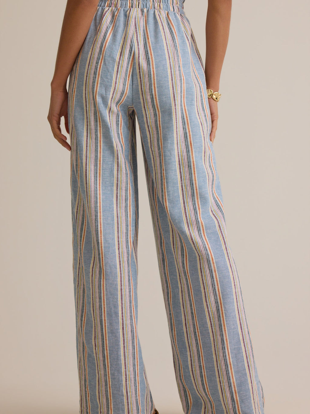 Rylen Stripe Linen Pant