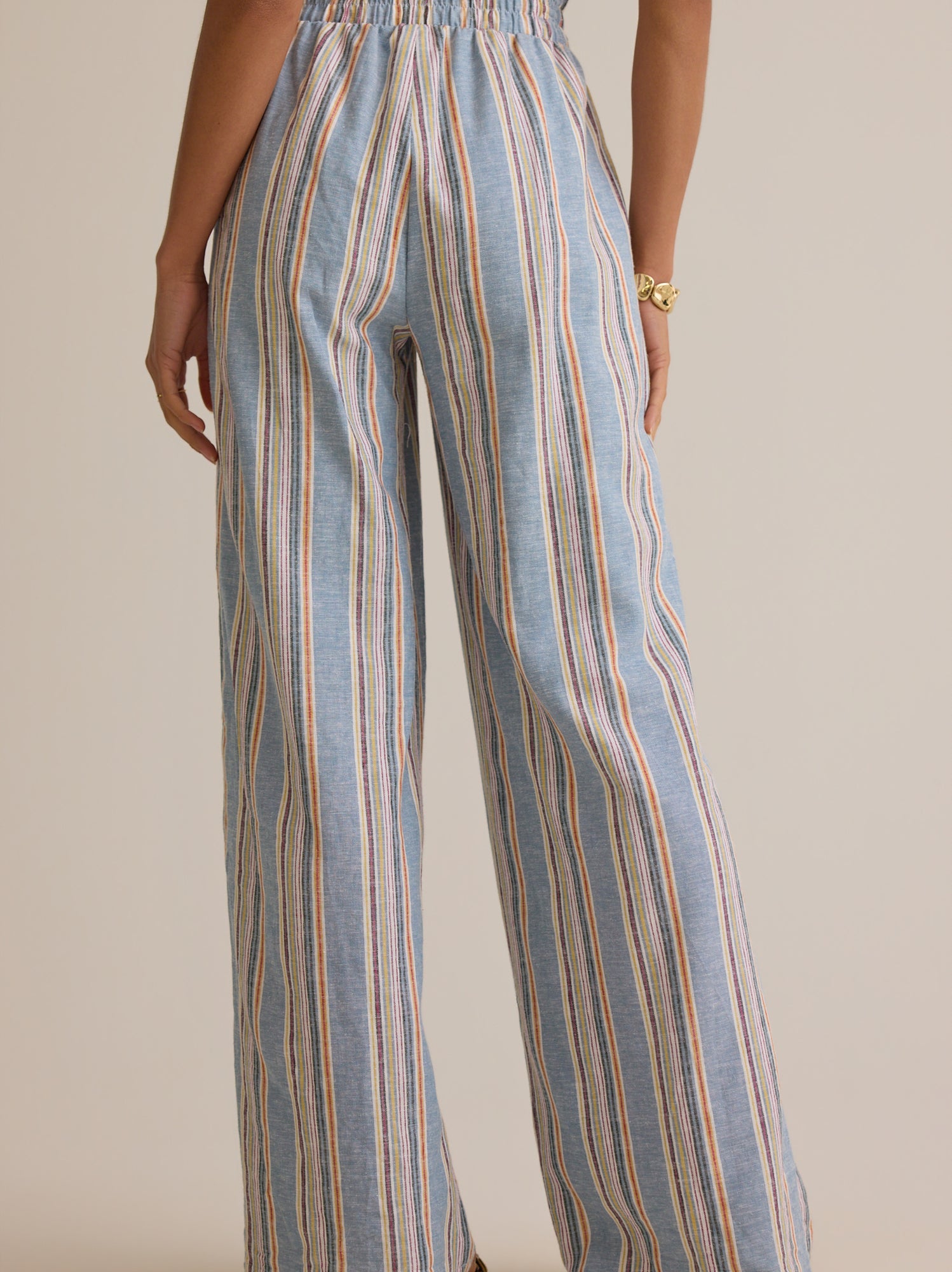 Rylen Stripe Linen Pant