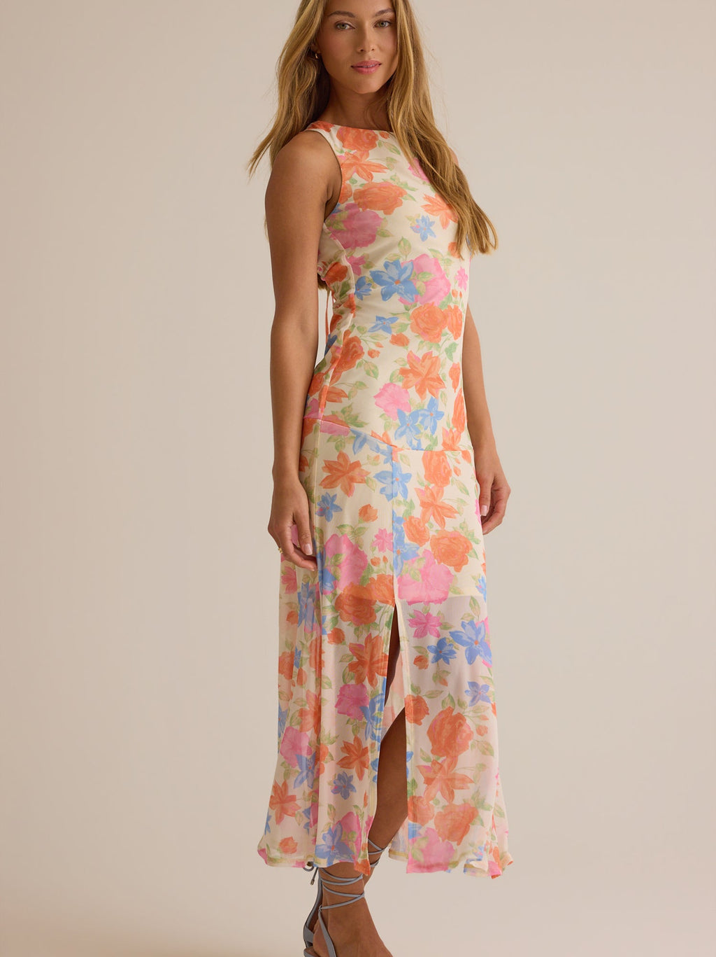 Mayra Mesh Maxi Dress
