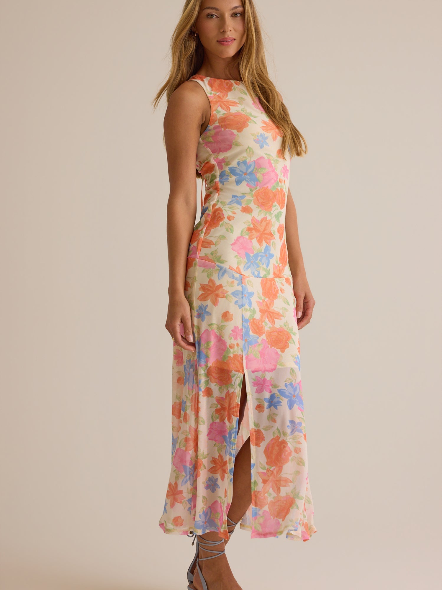 Mayra Mesh Maxi Dress