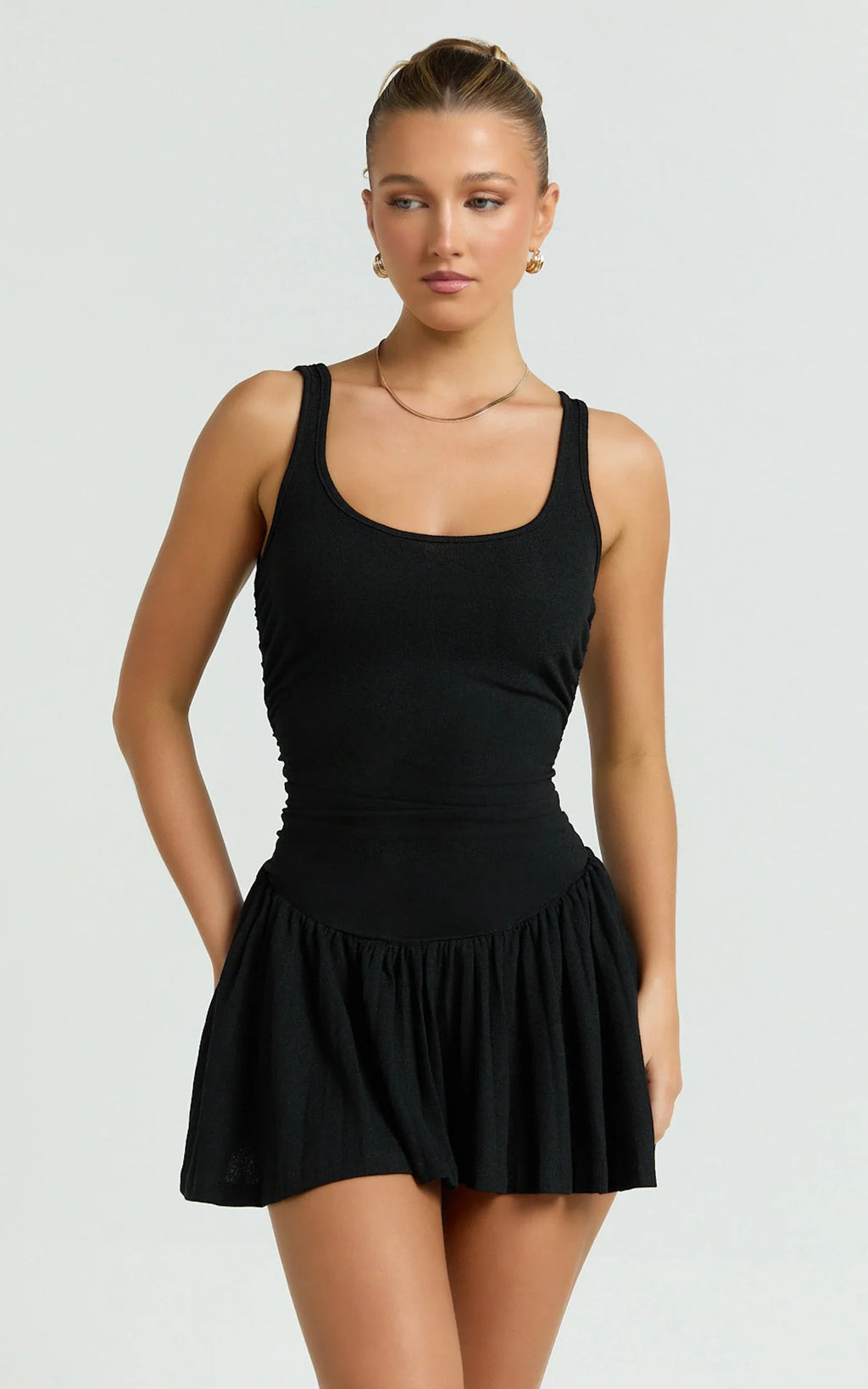 Lioness - Field of Dreams Mini Dress - In Onyx
