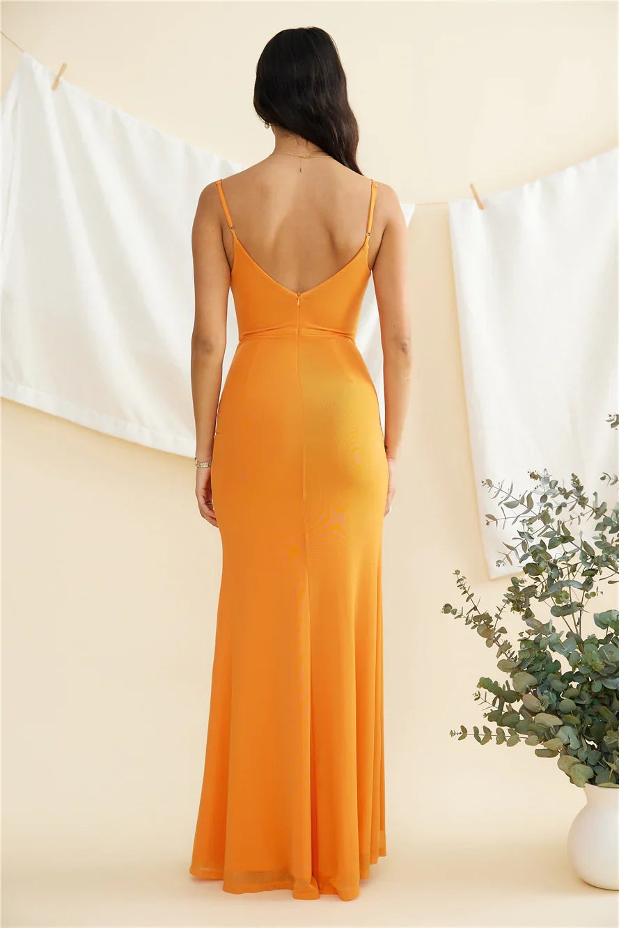 Change Is Coming Maxi Dress Orange