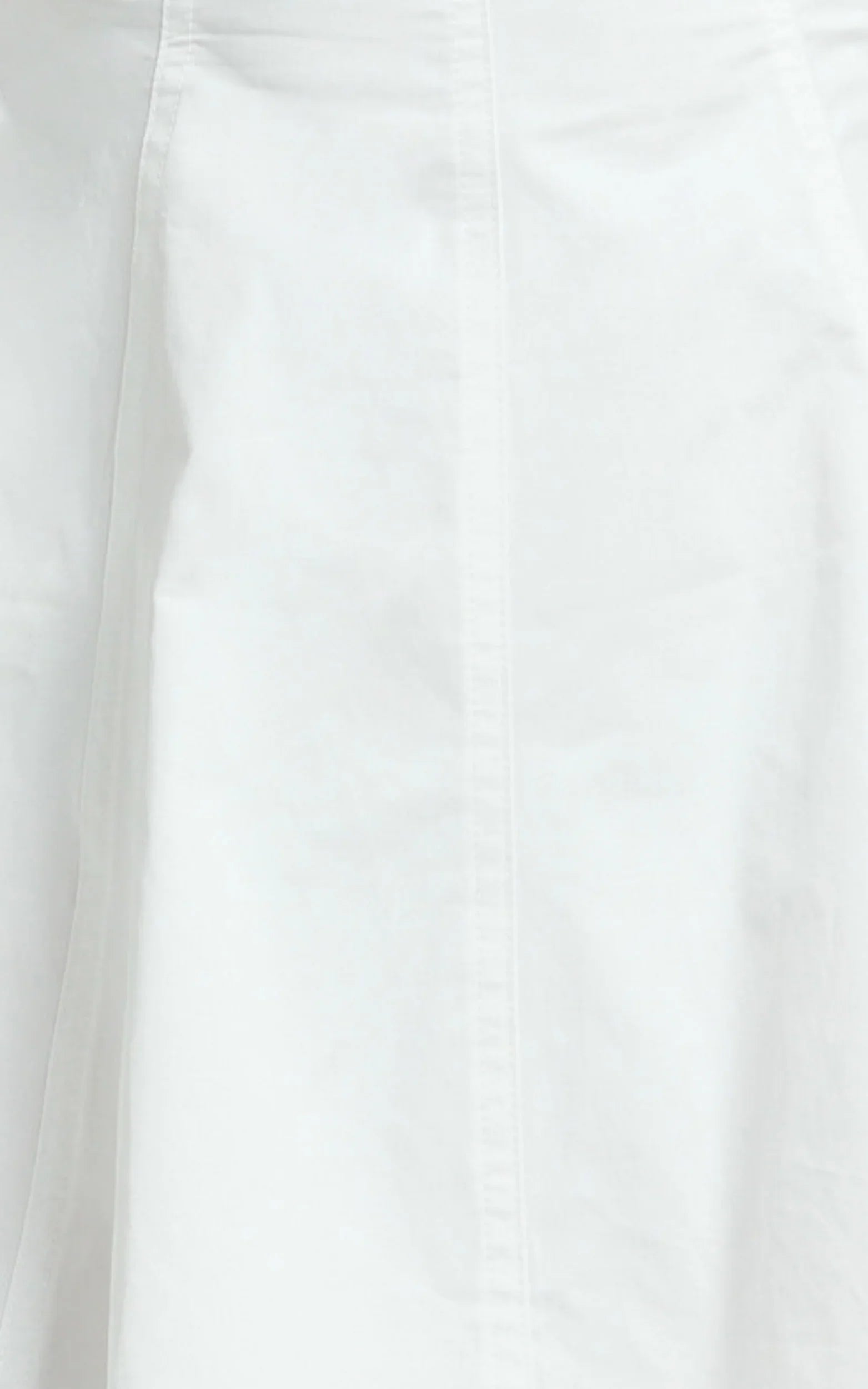 Dylan Mini Dress - High Boatneck Sleeved Fit And Flare Skirt Dress in White