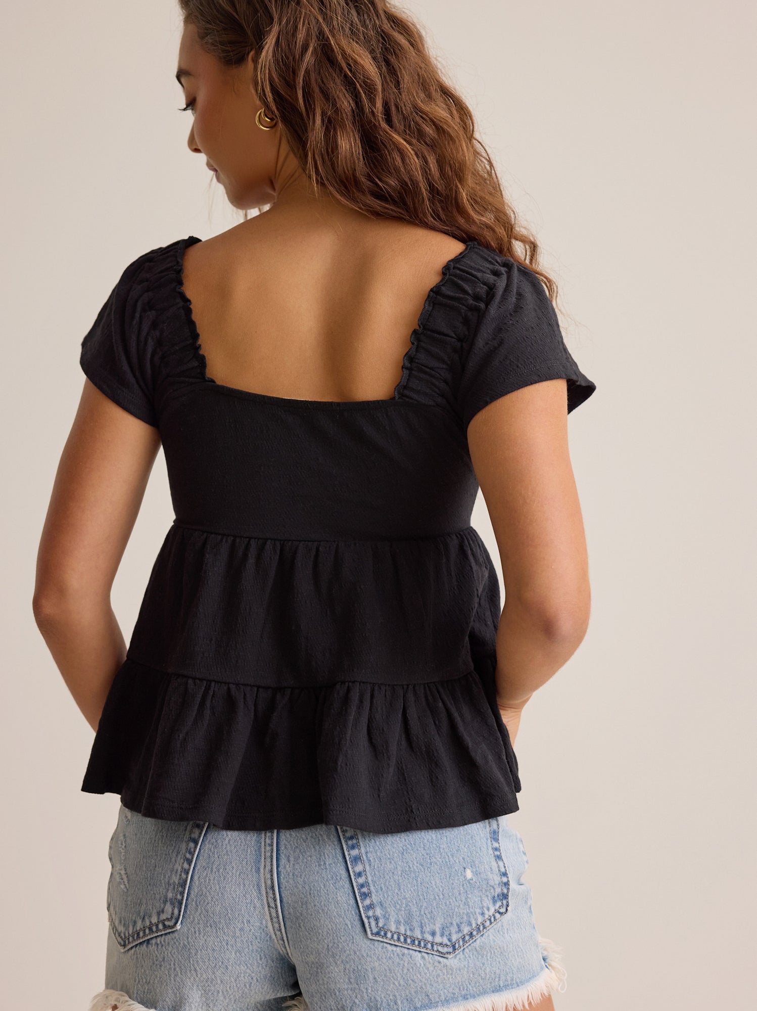Leylani Tiered Babydoll Top