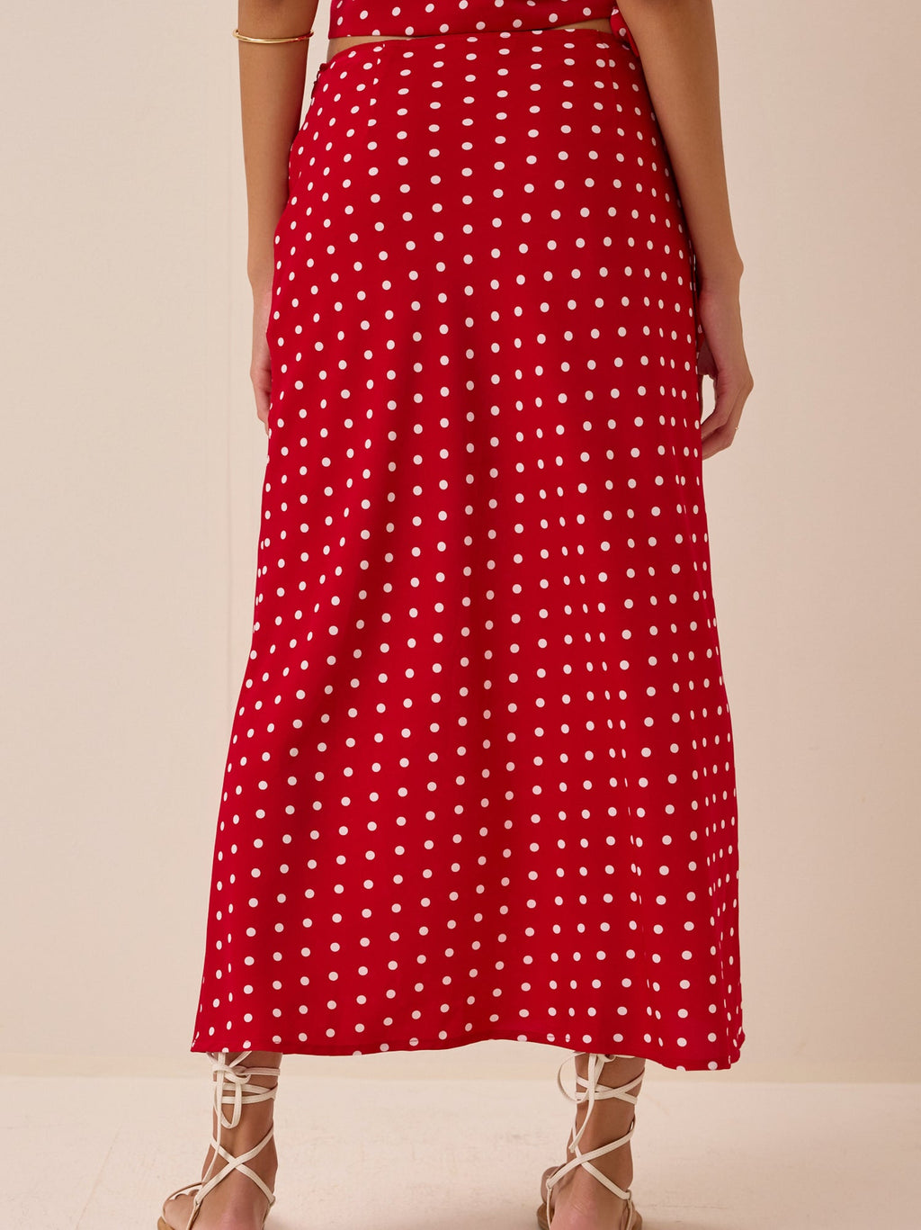 Jaycee Dot Midi Skirt
