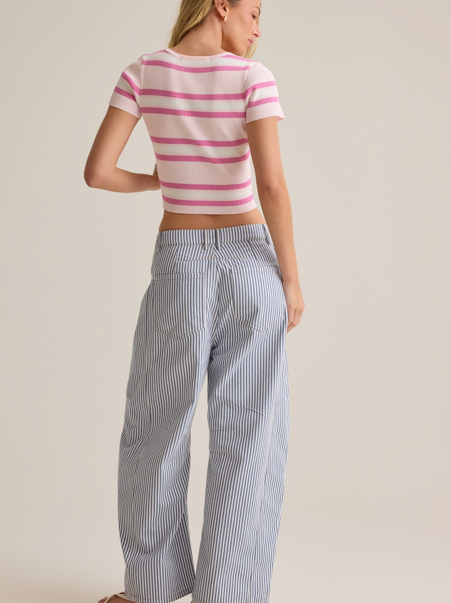 Tate Stripe Sweater Top