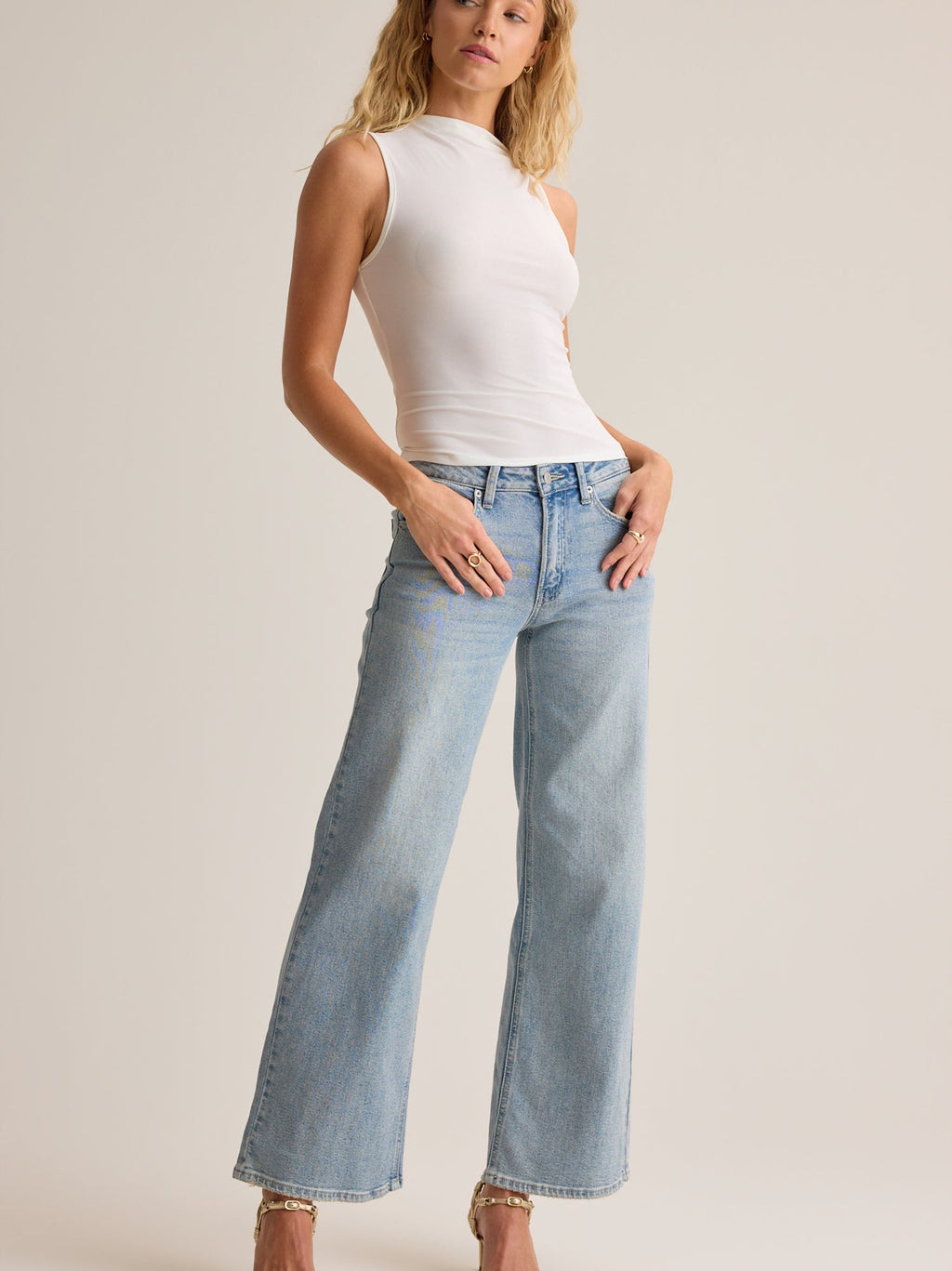 Sterling High Neck Hardware Top
