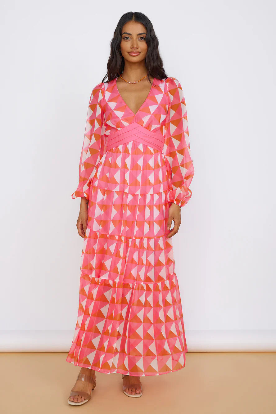 Delightful Dream Maxi Dress Pink
