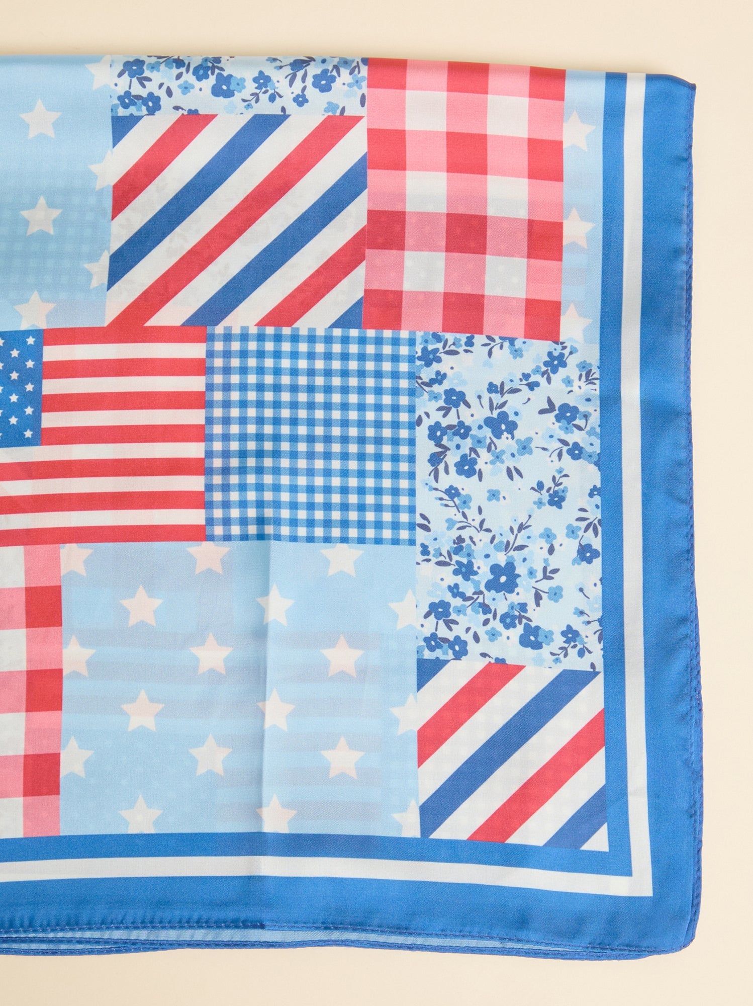 Flag Patchwork Scarf