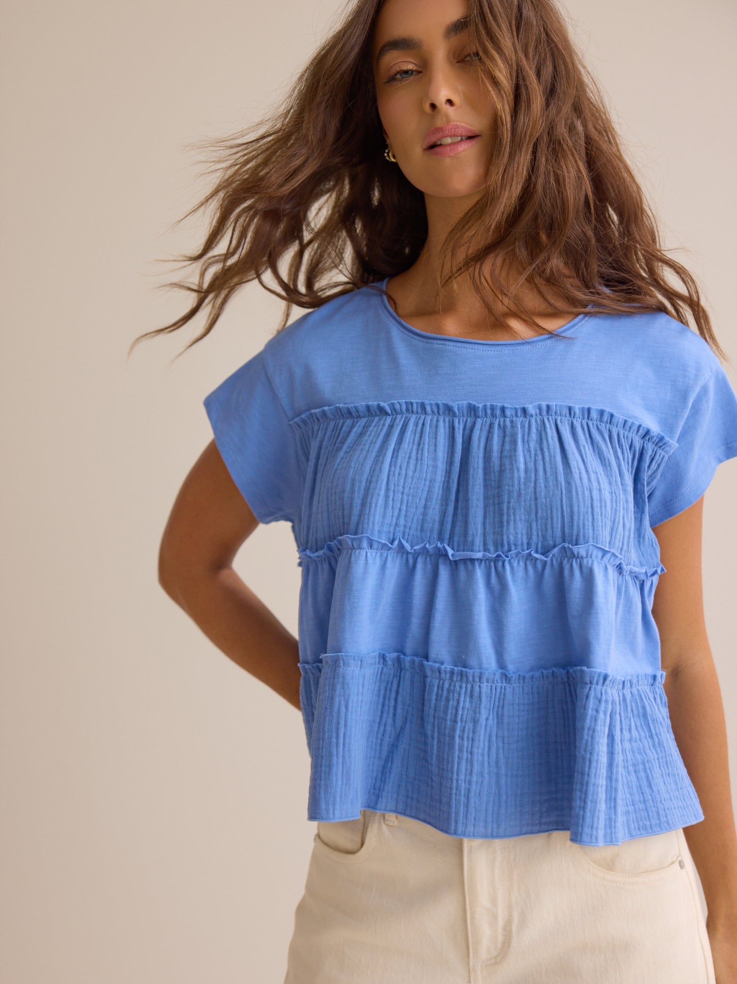 Nicole Ruffle Top