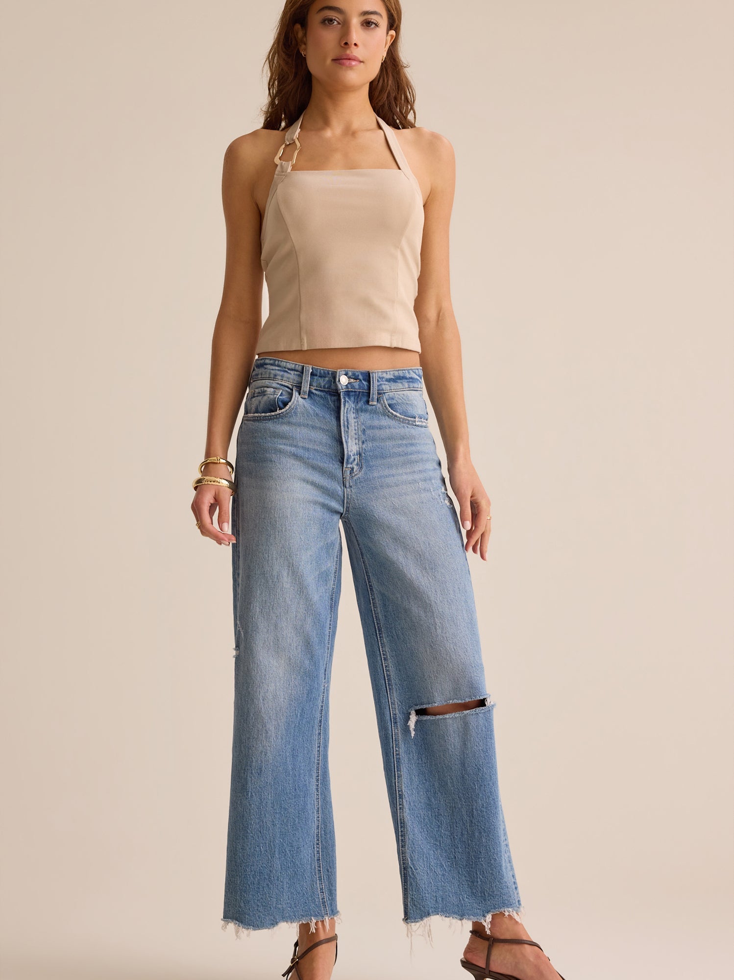 Elliana Hardware Halter Top