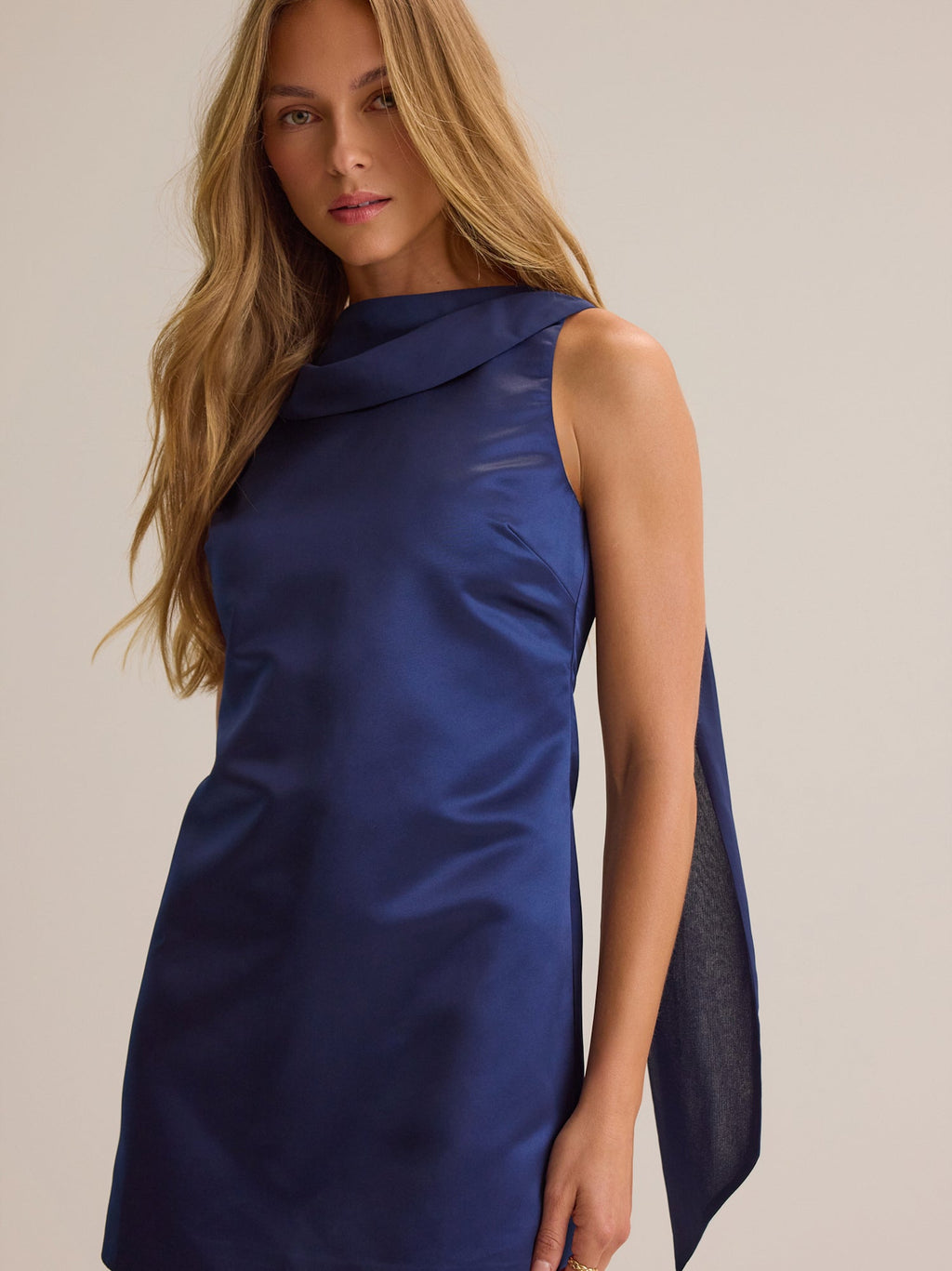Alma Satin Mini Dress