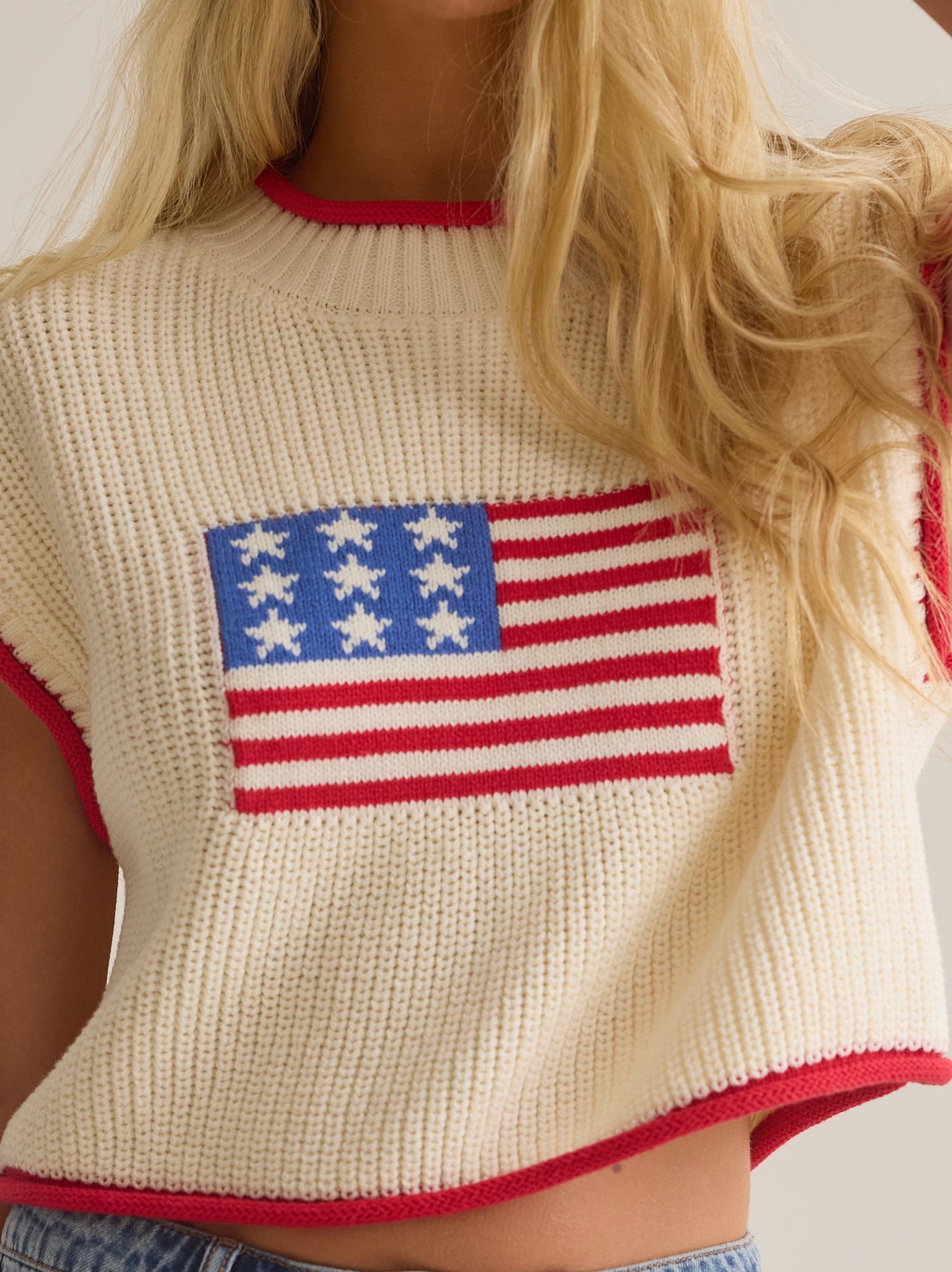 Megan Flag Sweater