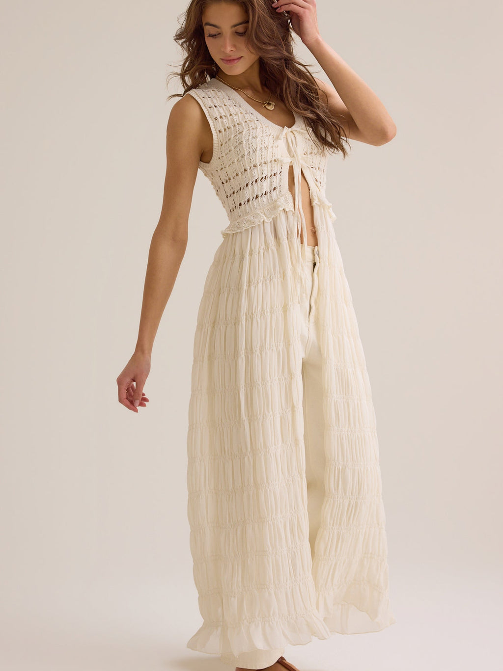 Emmaline Tie Front Kimono