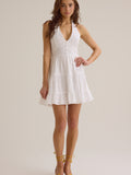 Quinta Eyelet Mini Dress