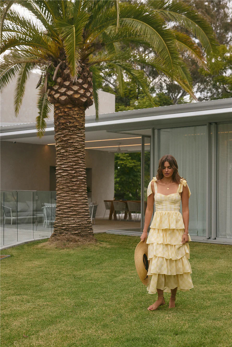 Dalia Maxi Dress Yellow