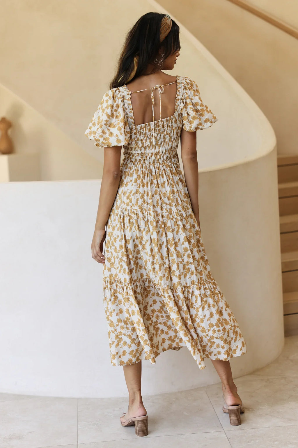 Land And Sky Maxi Dress Yellow