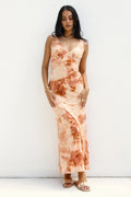 Seafoam Dreams Maxi Dress Orange