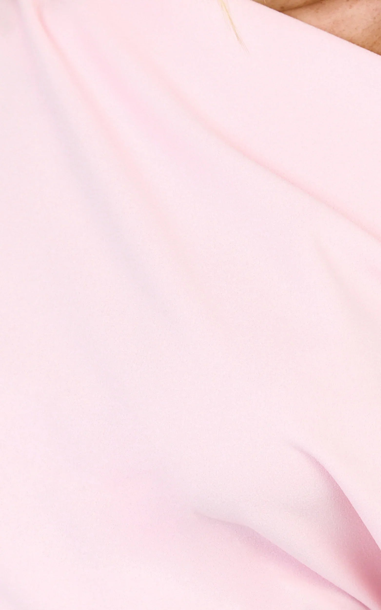 Nalfie Mini Dress - Tipped Shoulder Jersey Drape Dress in Pink