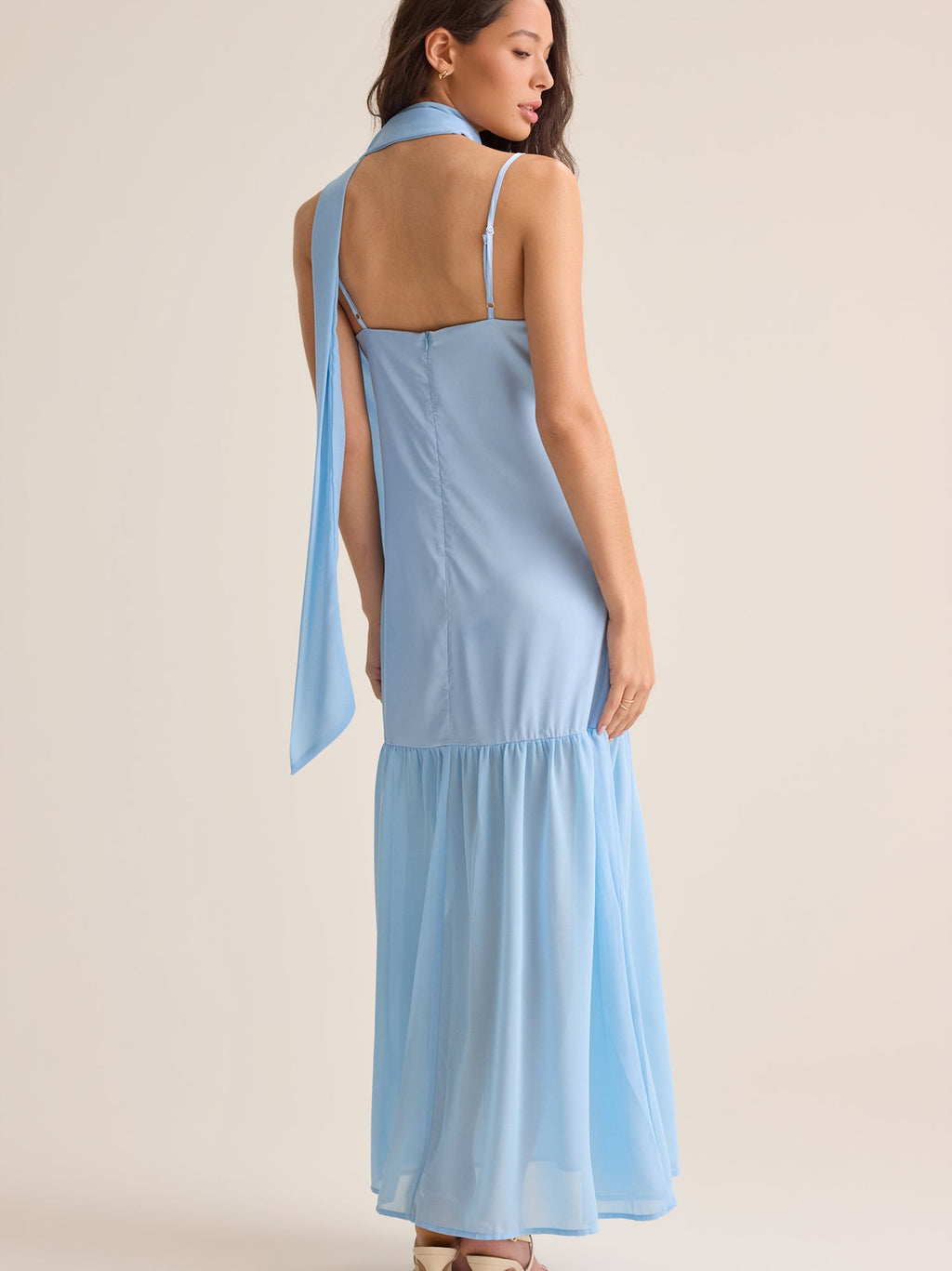 Alessa Scarf Maxi Dress