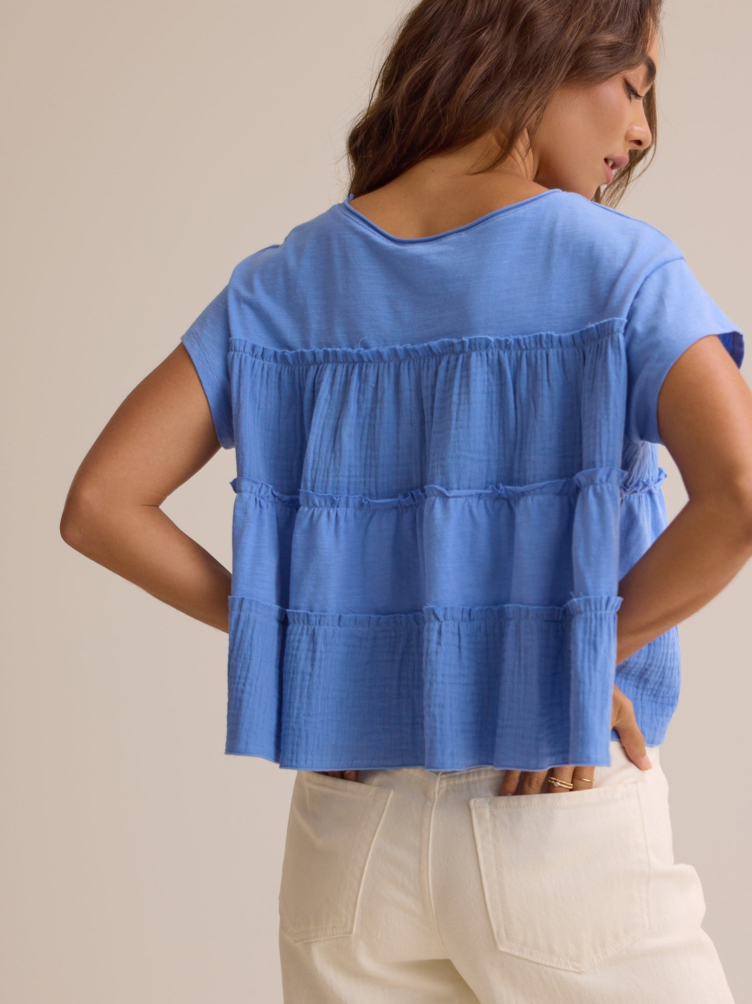 Nicole Ruffle Top