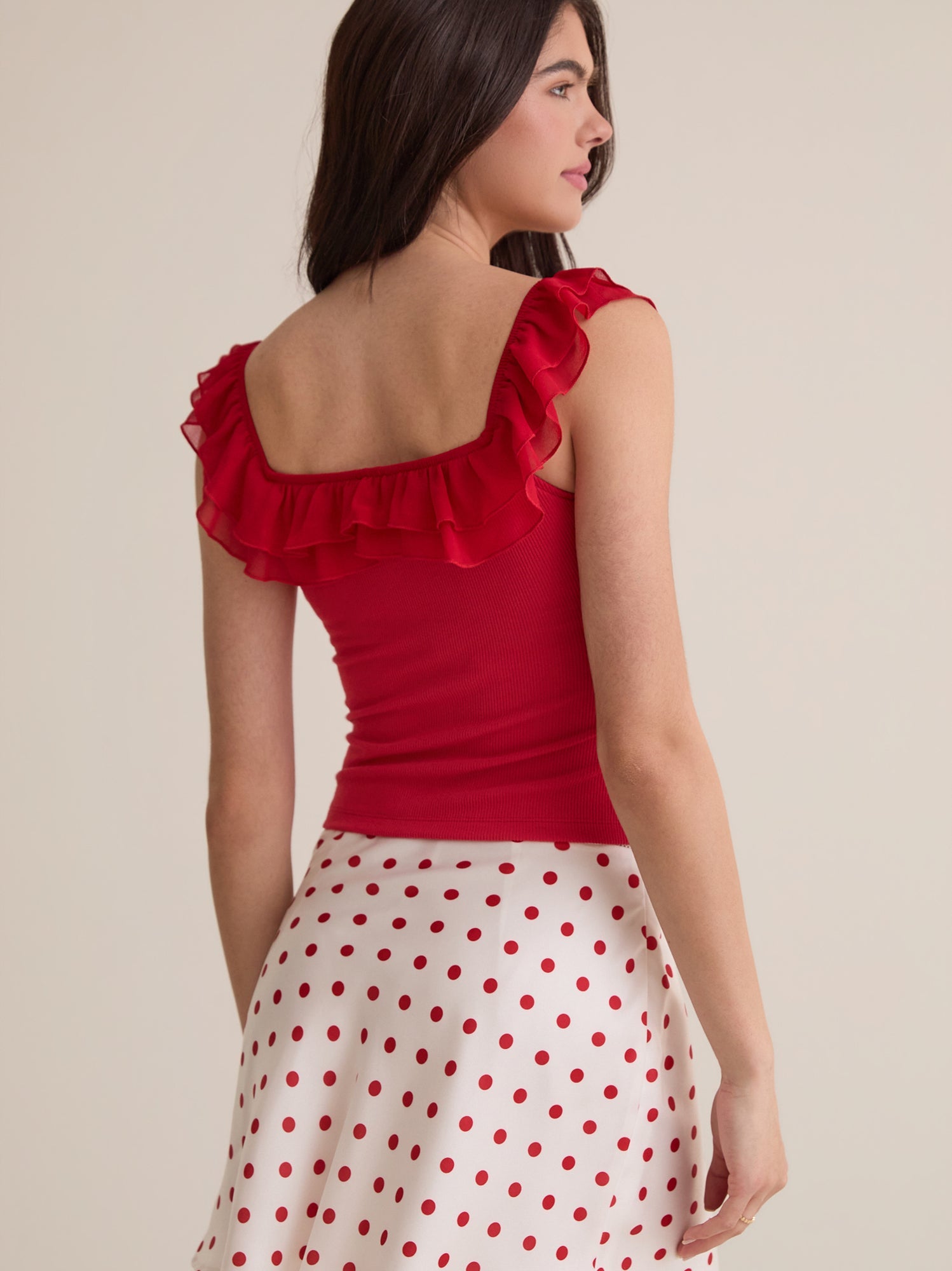 Josie Flutter Sleeve Tank