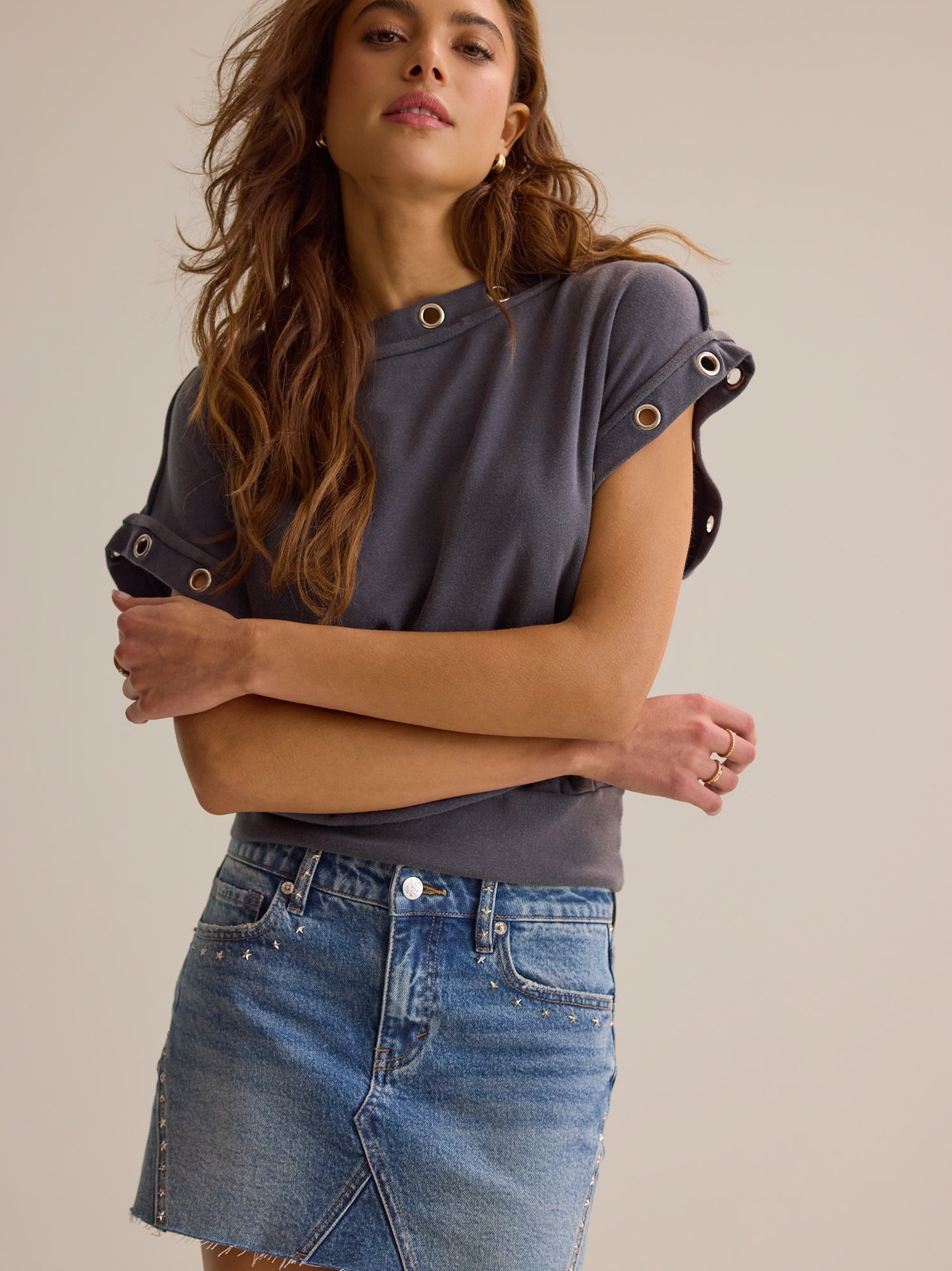 Jovie Boatneck Grommet Top