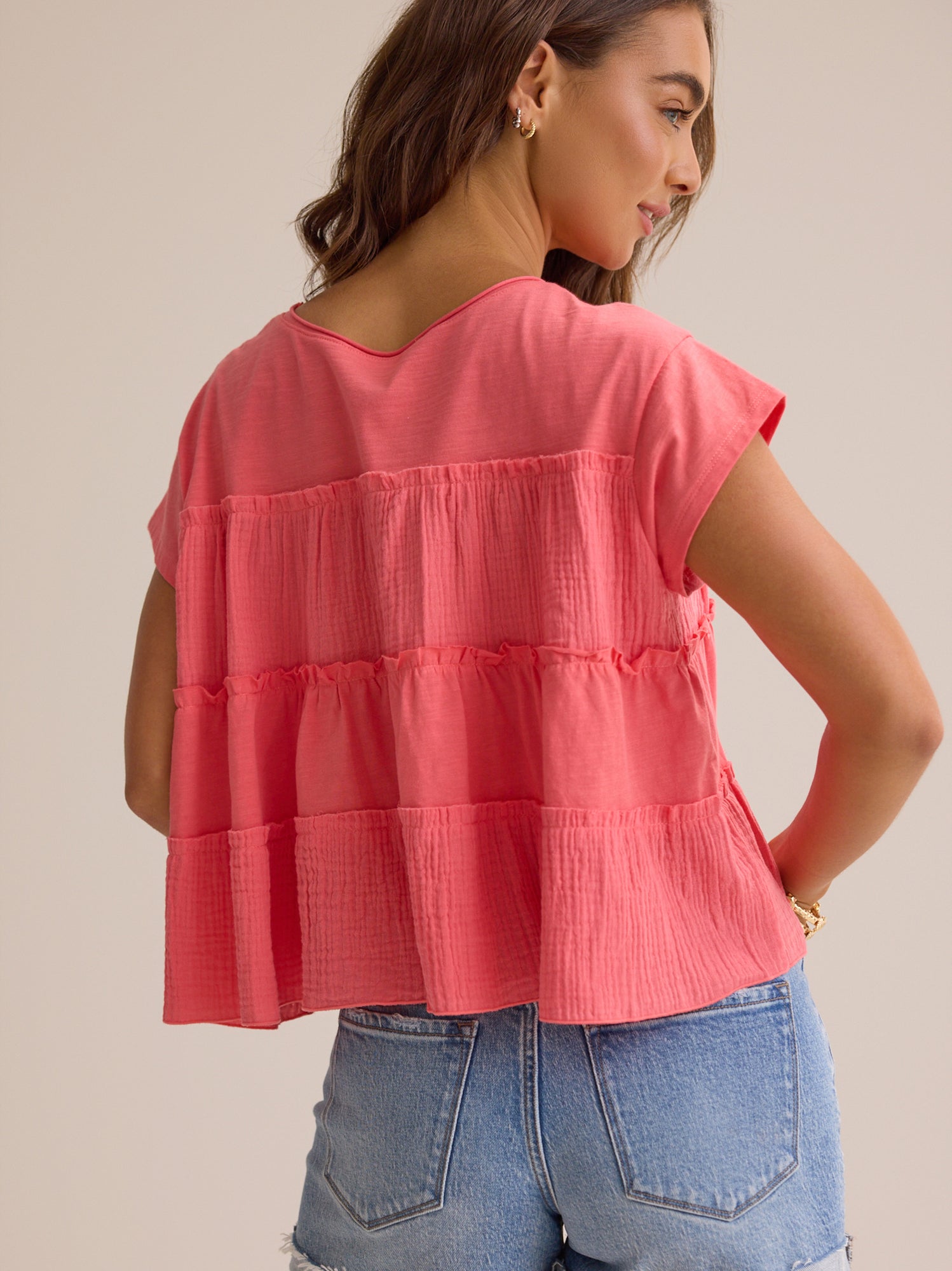 Nicole Ruffle Top
