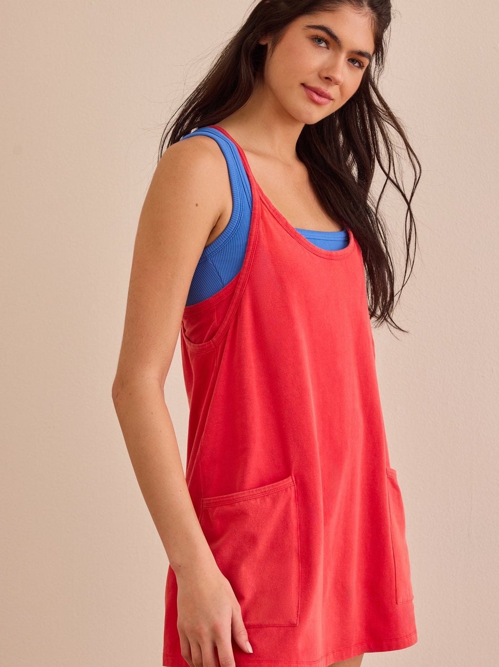 Hang Tough Mineral Wash Mini Dress