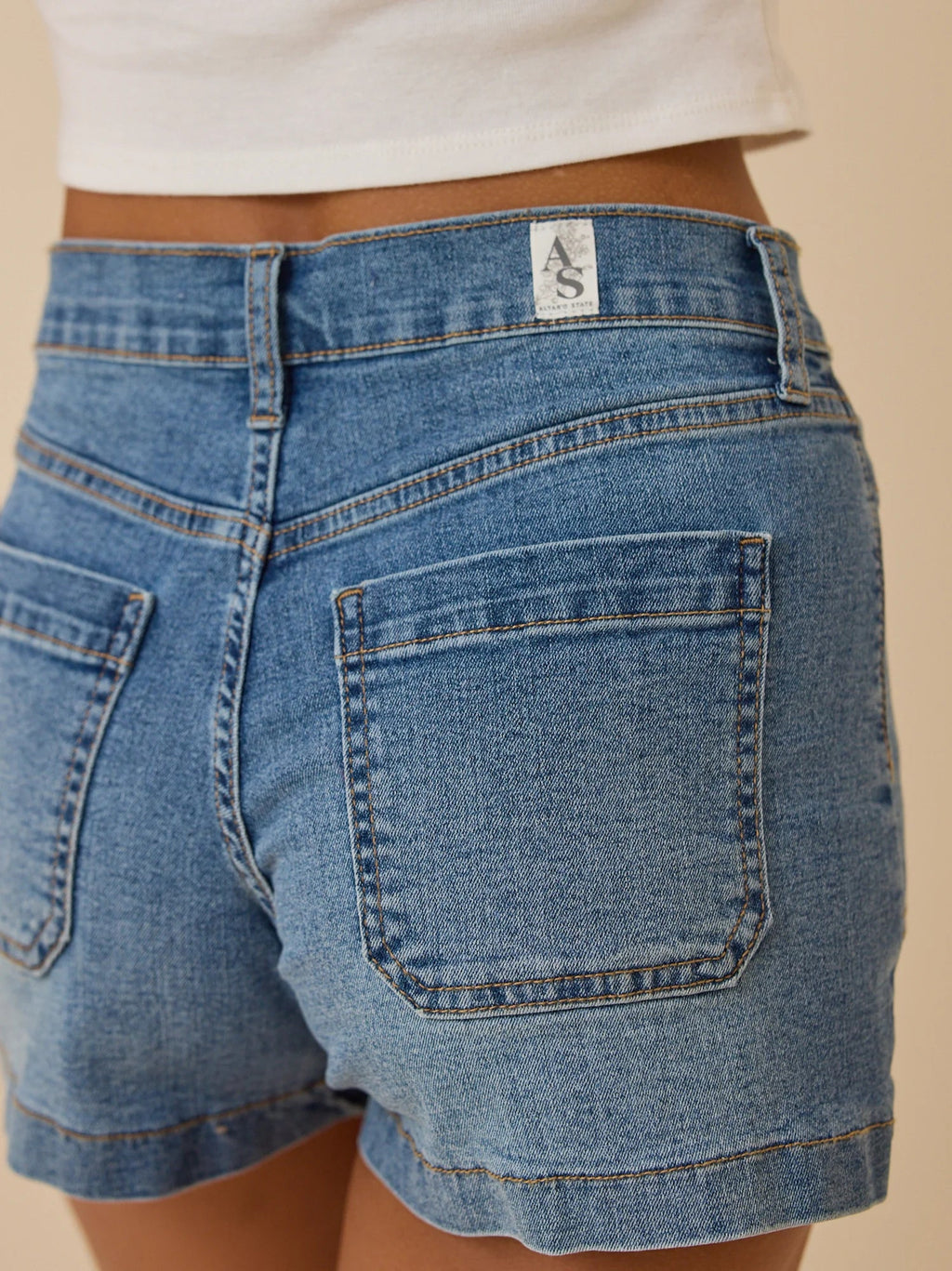 Sable Denim Shorts