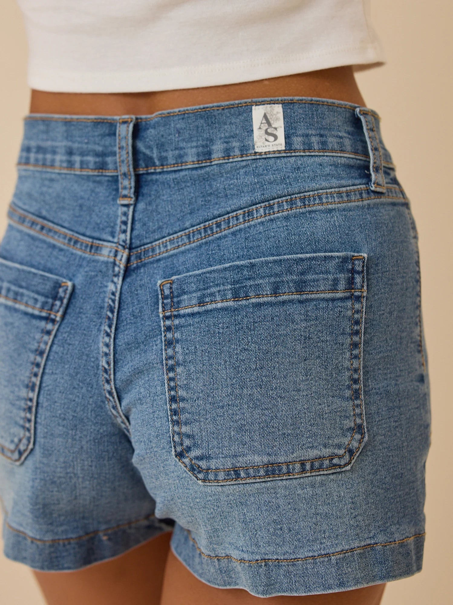 Sable Denim Shorts