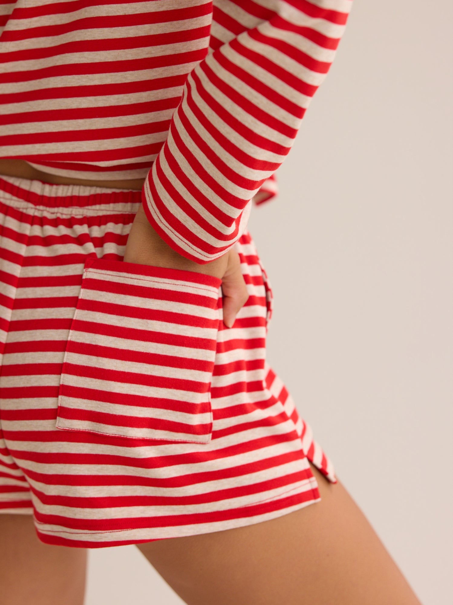 Reese Stripe Lounge Short