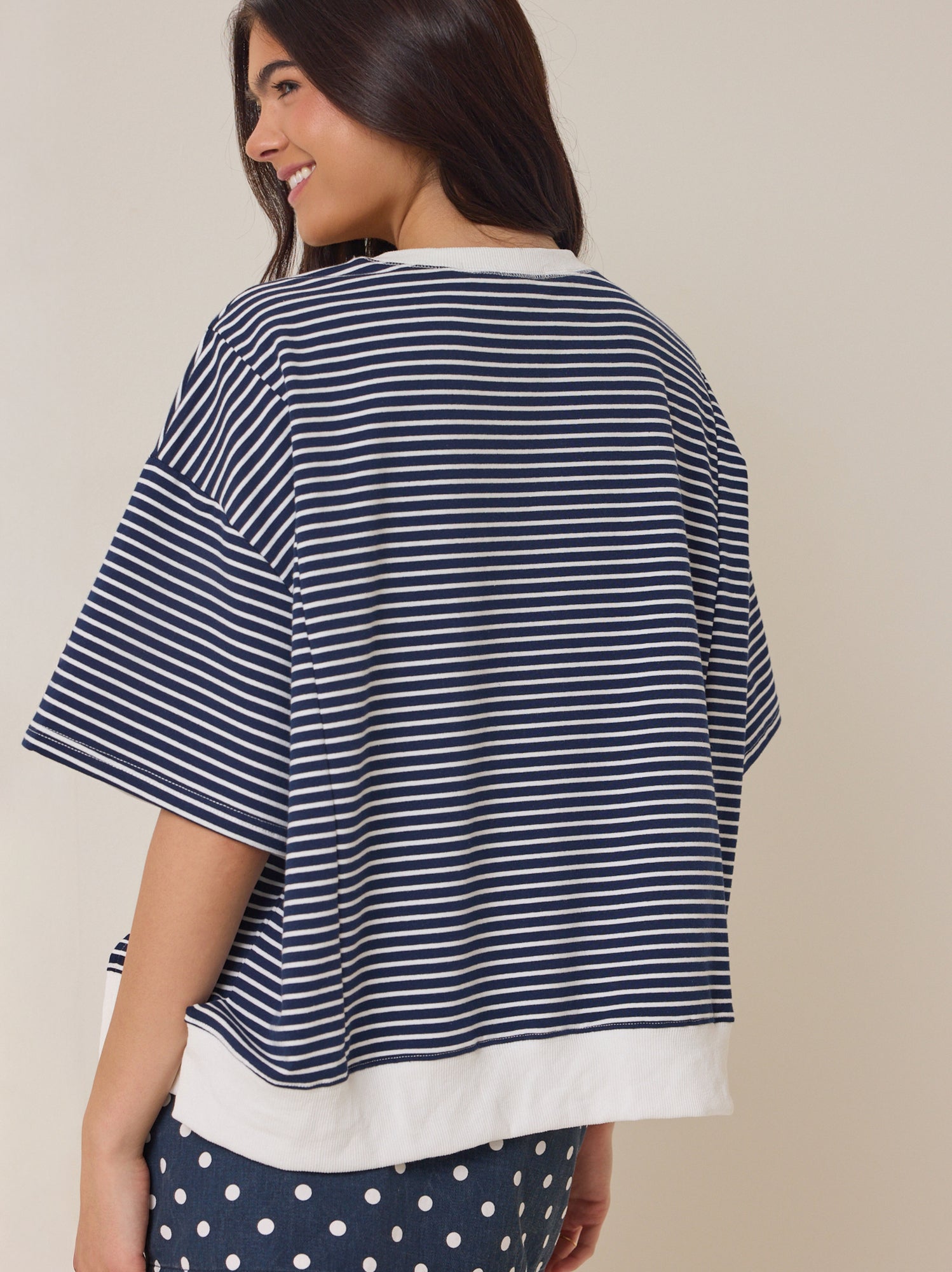 USA Striped Graphic Tee
