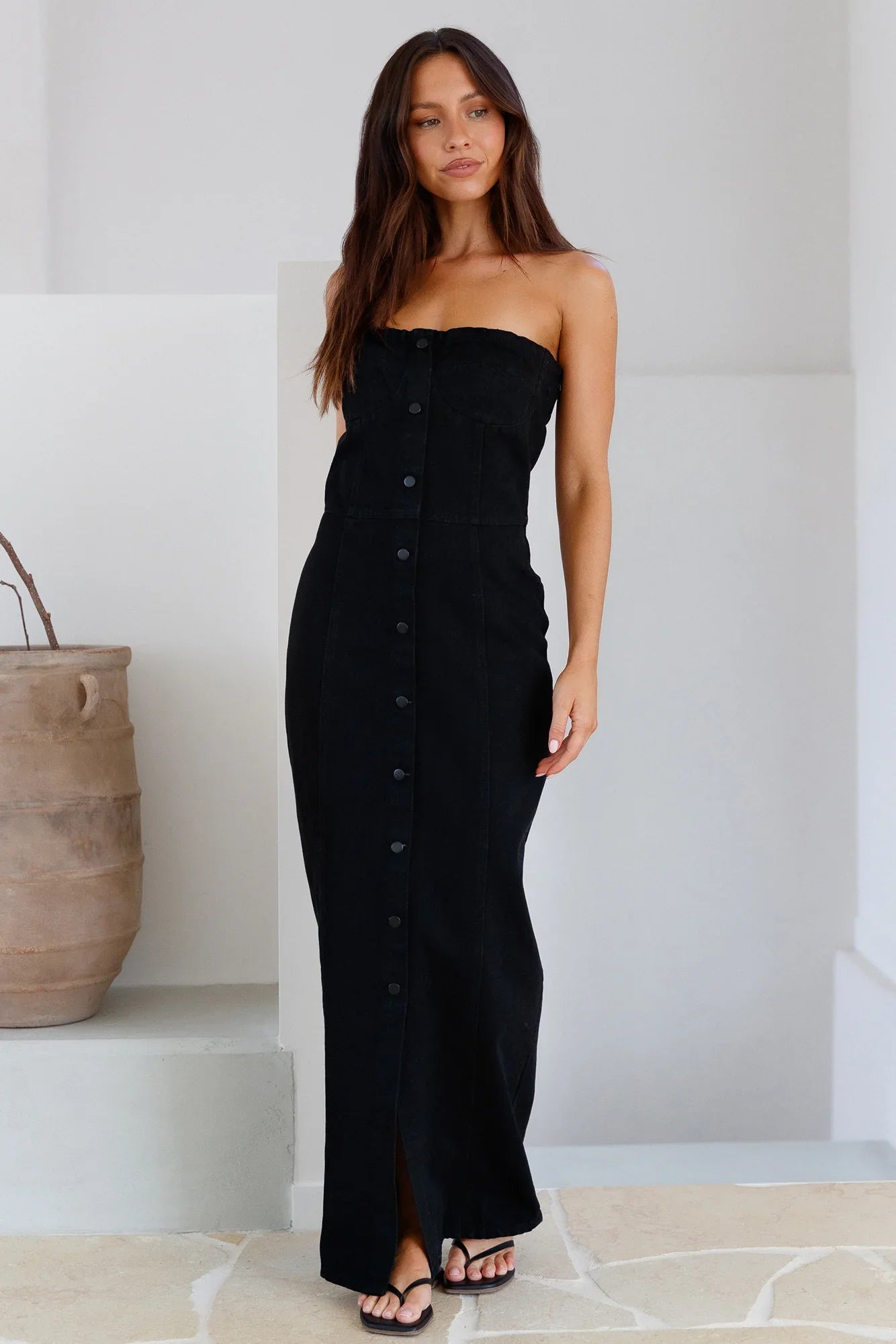 Into The Classics Maxi Dress Black
