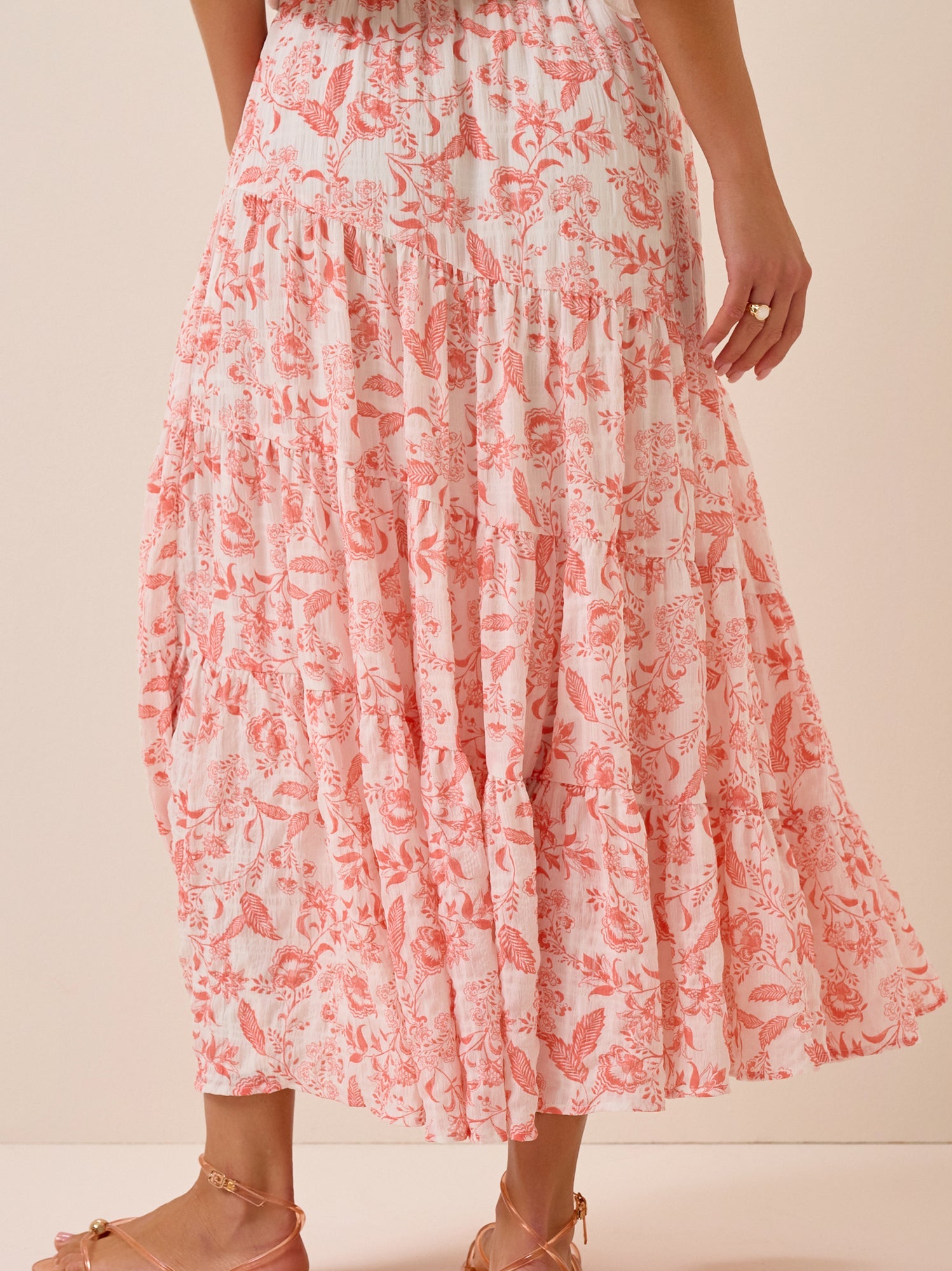Elise Floral Maxi Skirt