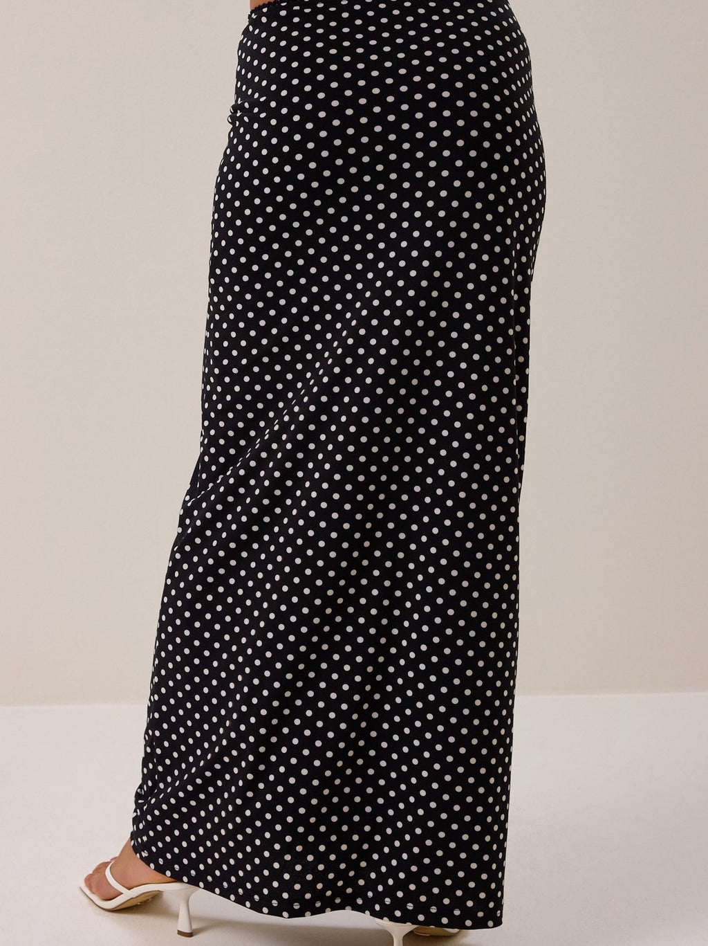 Priscilla Polka Dot Maxi Skirt