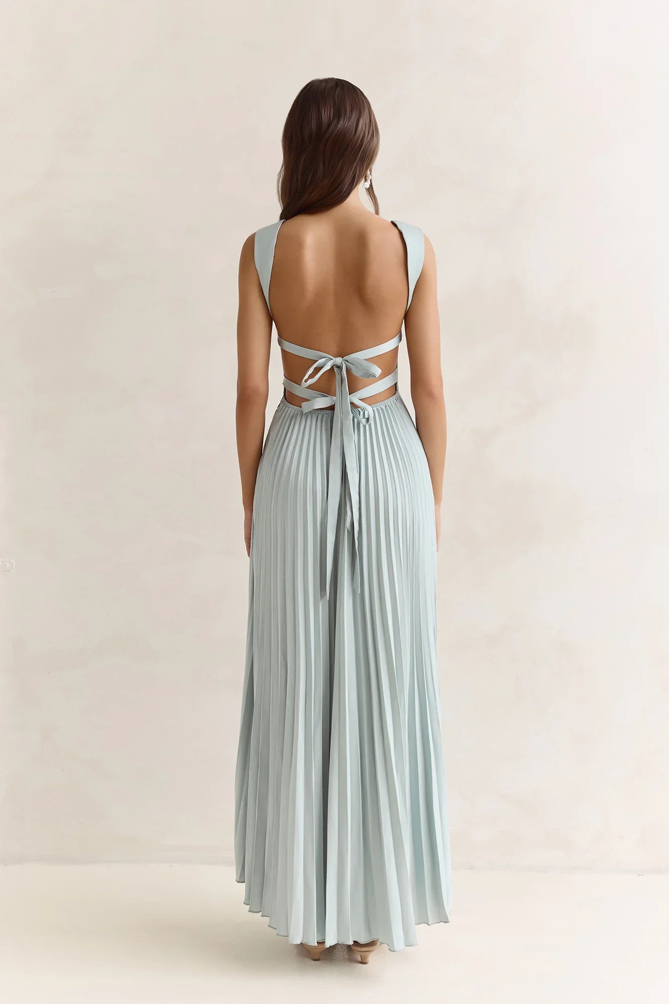 Song Of The Sky Plisse Maxi Dress Sage