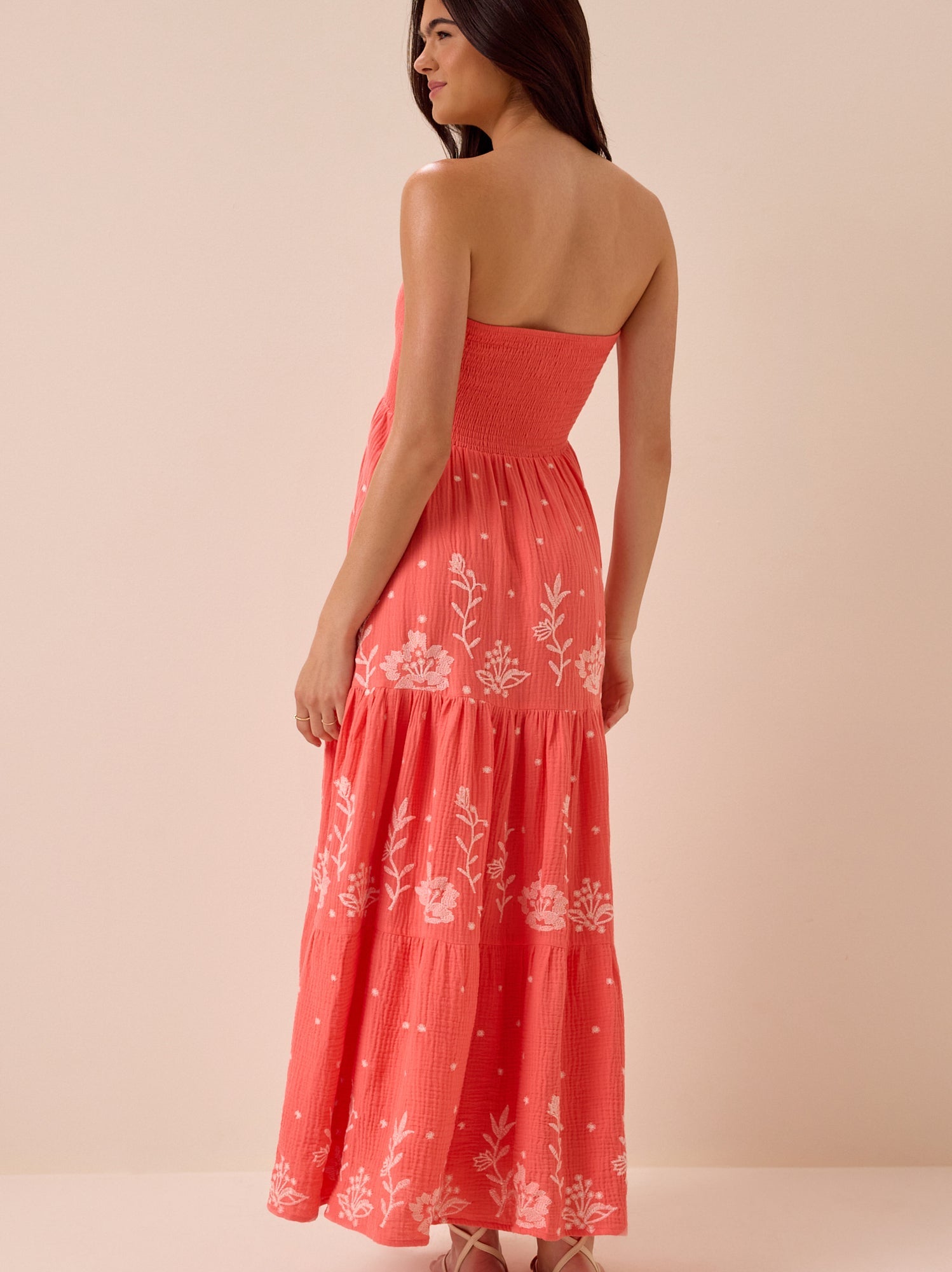 Melanie Strapless Maxi Dress