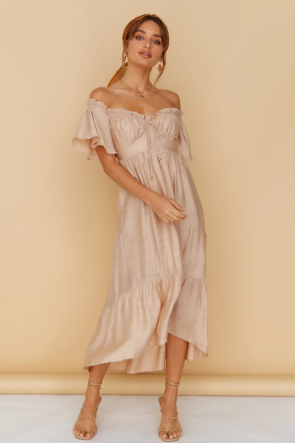 Moonchild Maxi Dress Brown