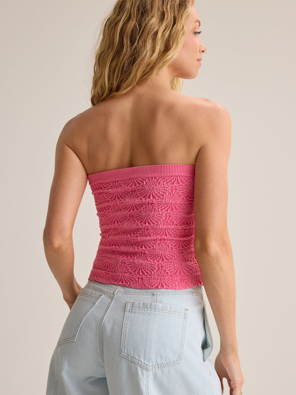 Blaire Seamless Floral Tube Top