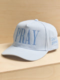 Striped Pray Trucker Hat