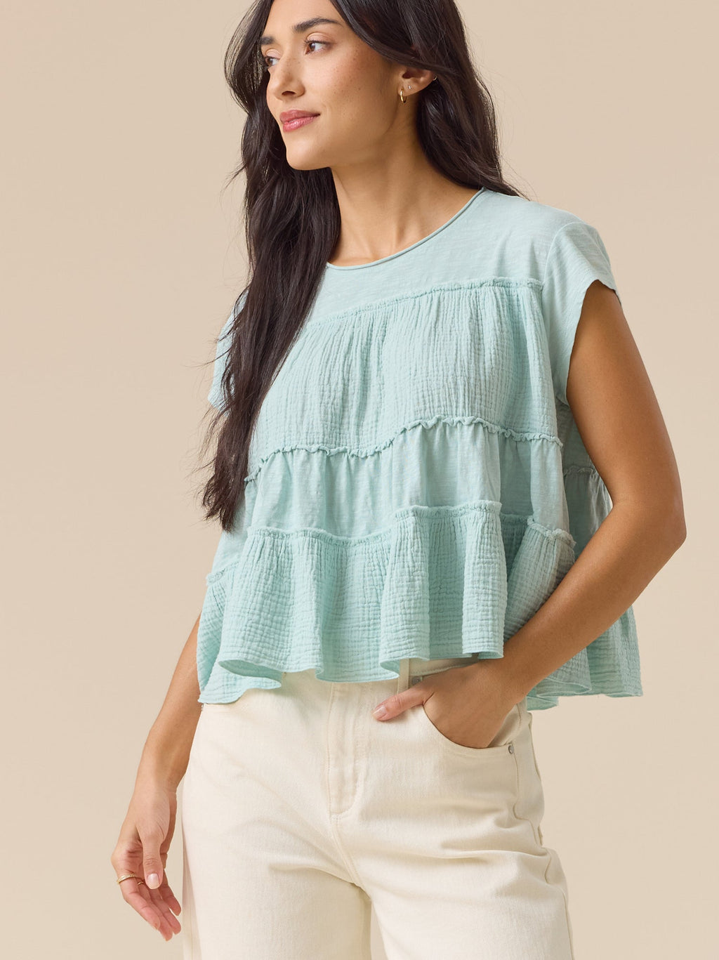 Mara Tiered Babydoll Top