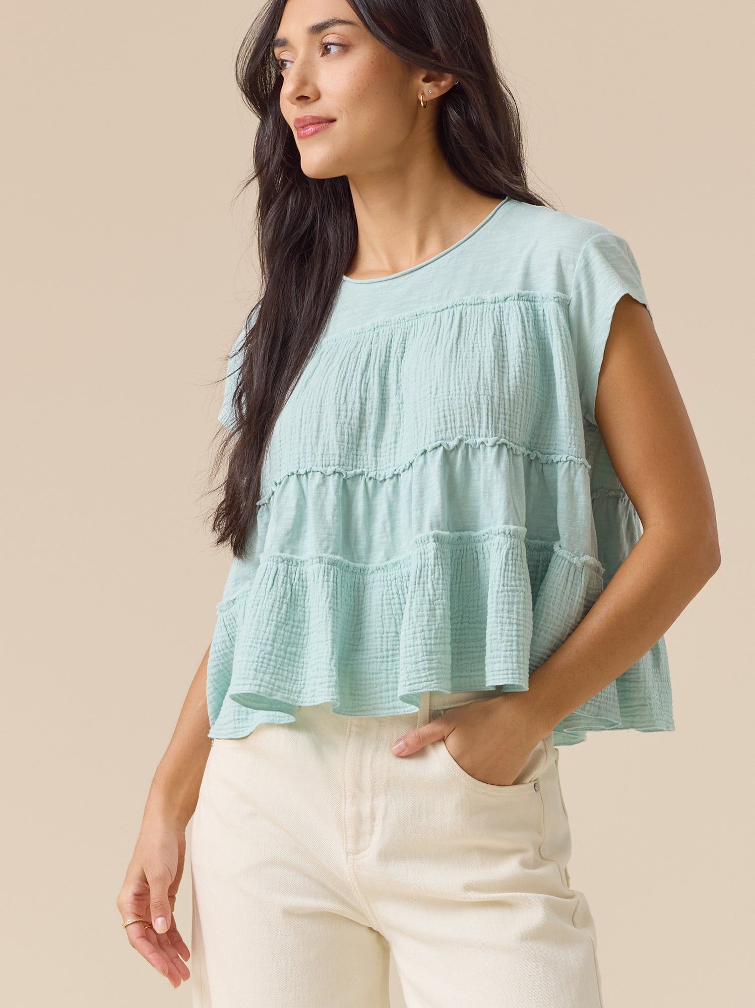 Mara Tiered Babydoll Top