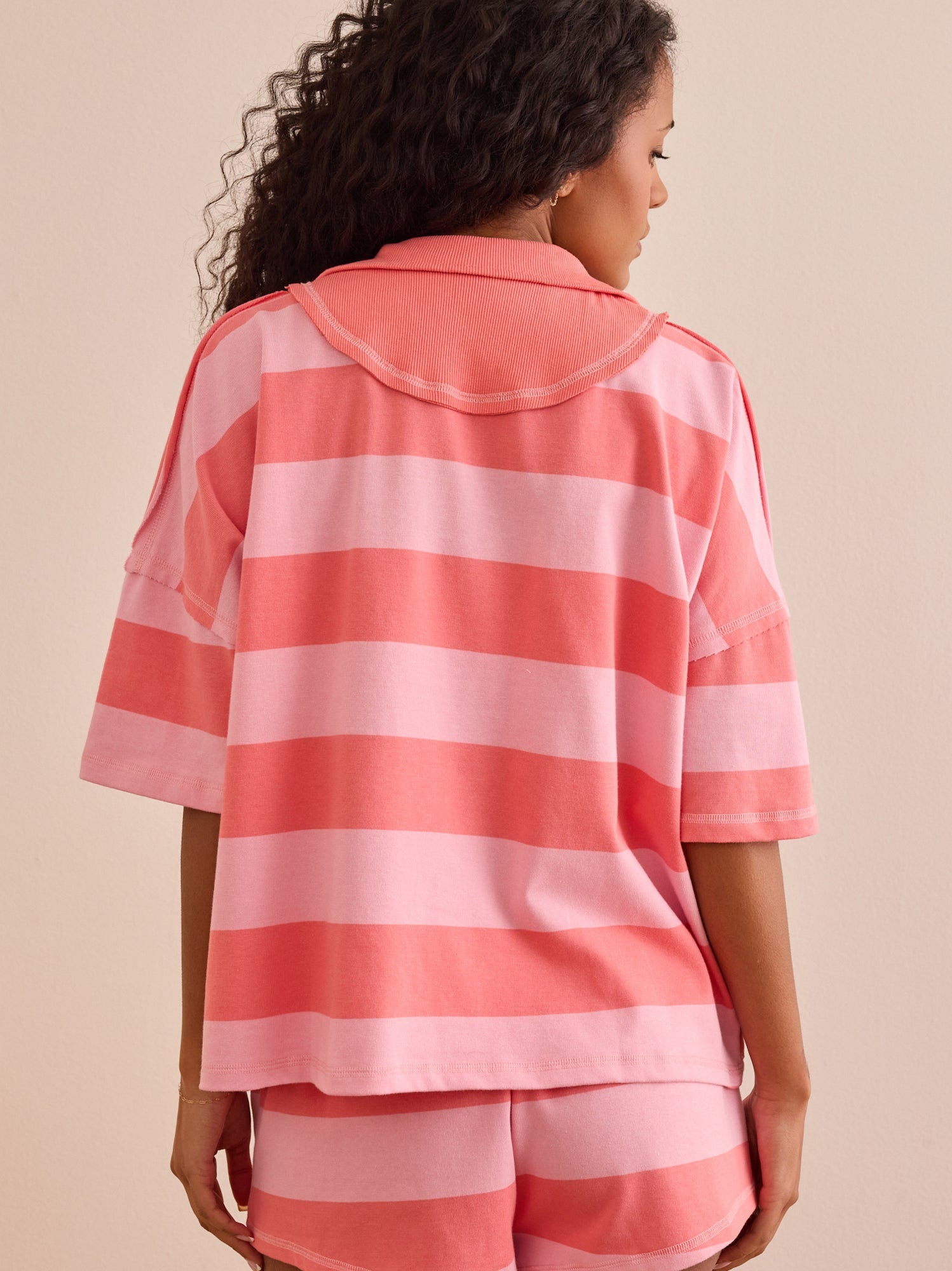 Steady Stripe Quarter Zip