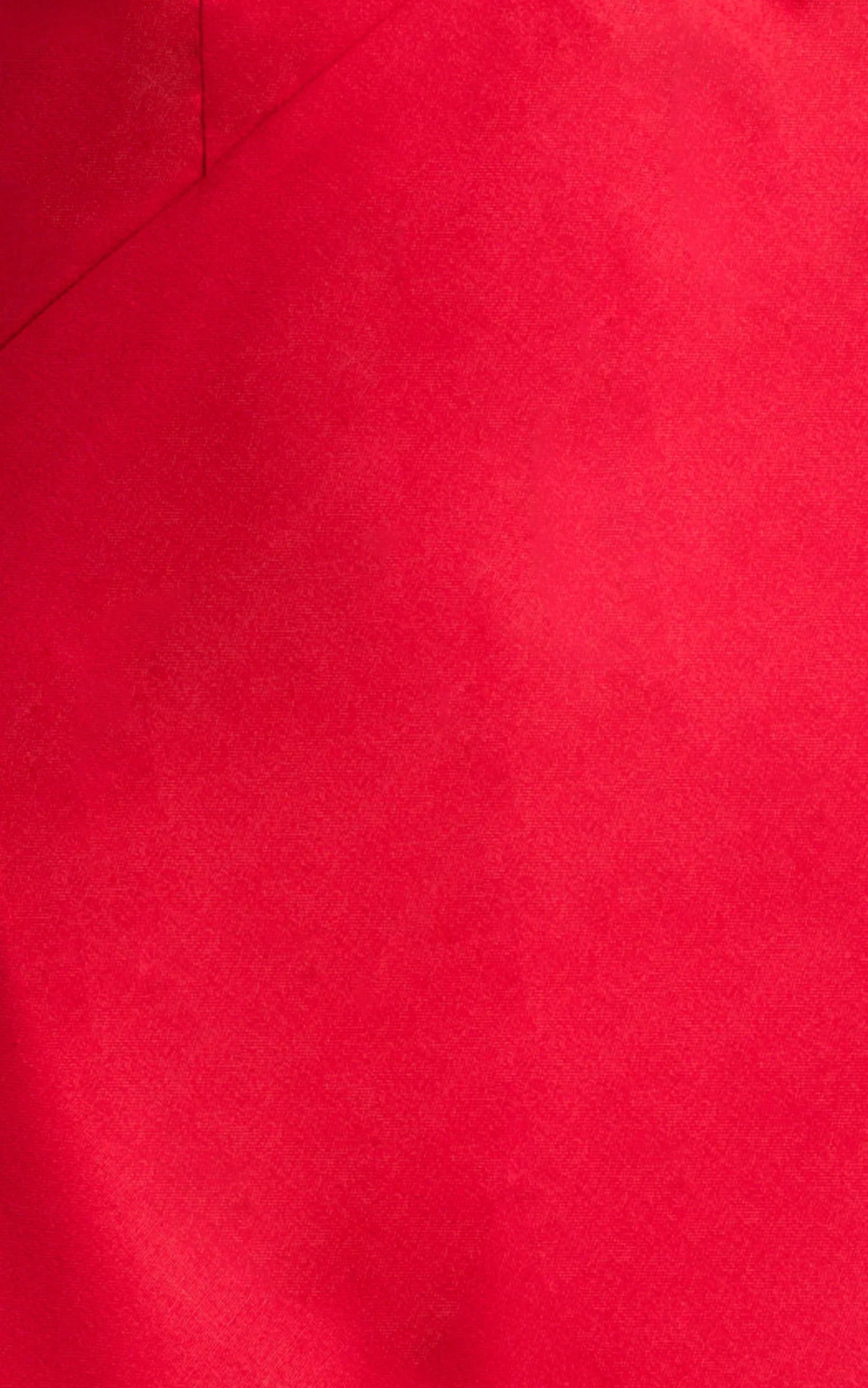 Hinata Maxi Dress - Linen Blend Slip Dress in Red