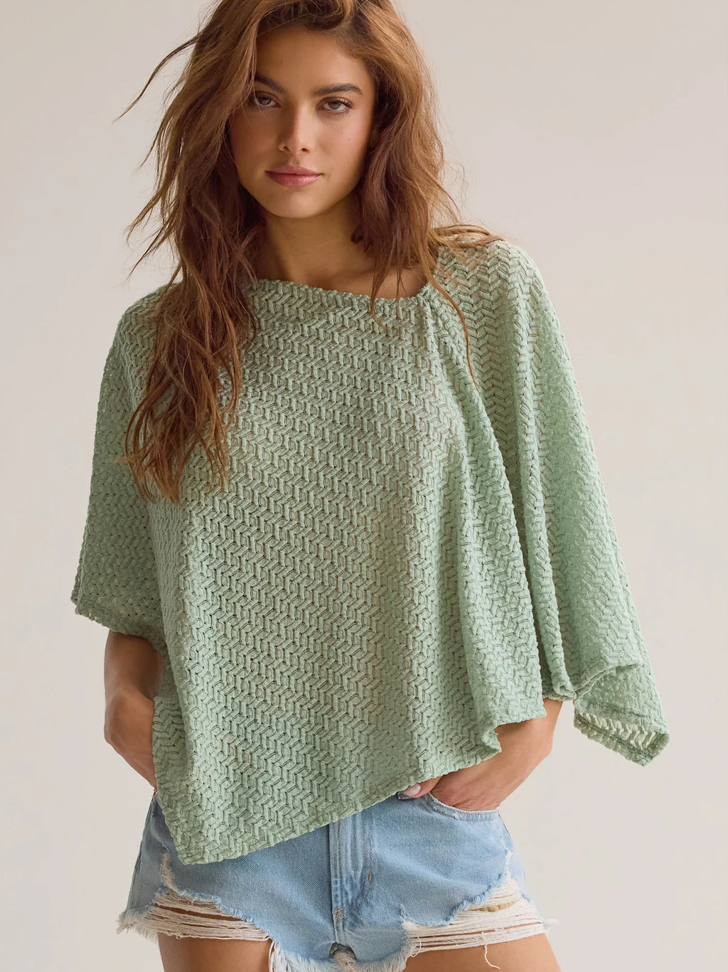 Larken Knit Poncho