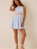 Loueanna Striped Eyelet Dress