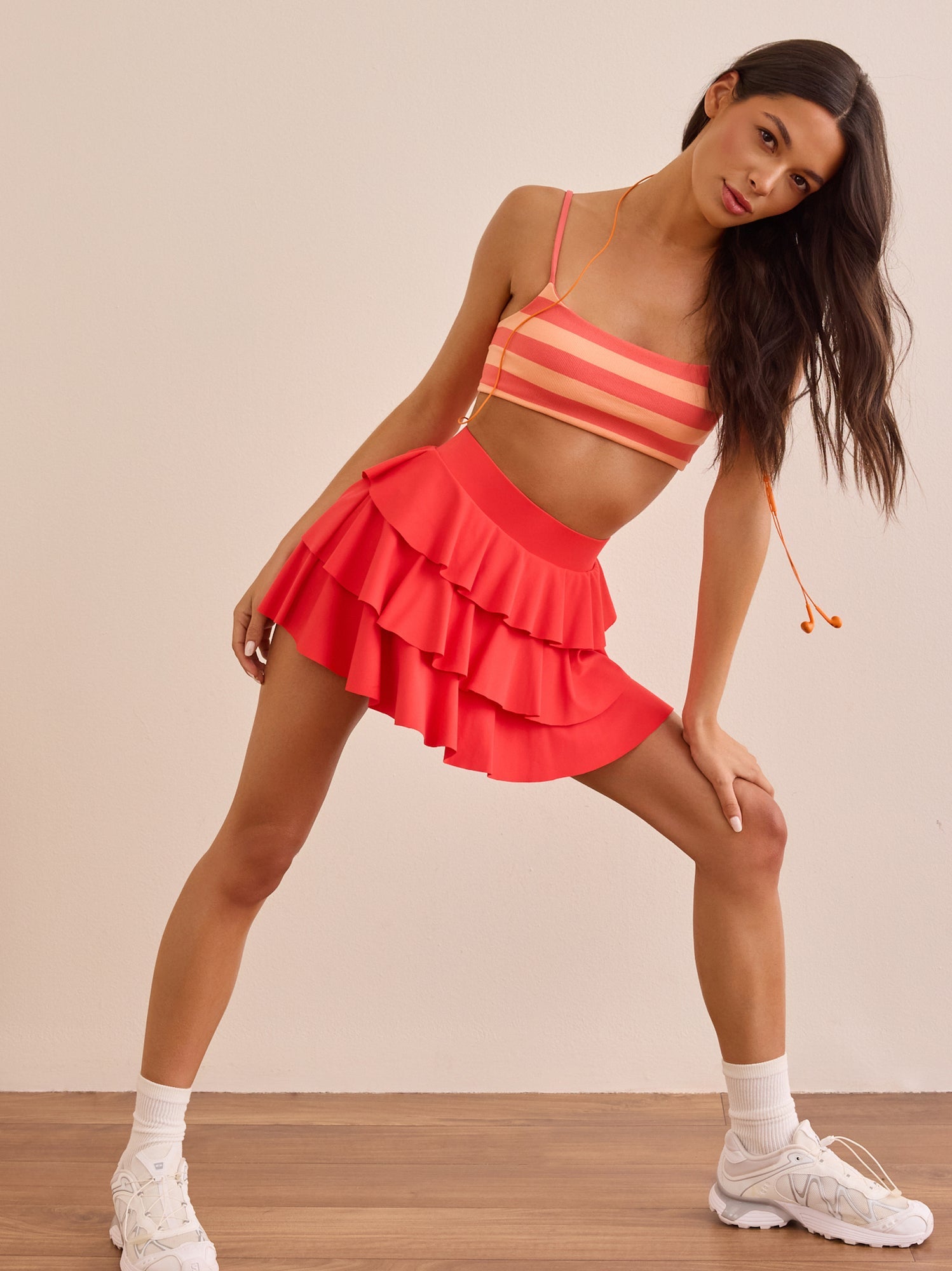 Rally Ruffle Mini Skort